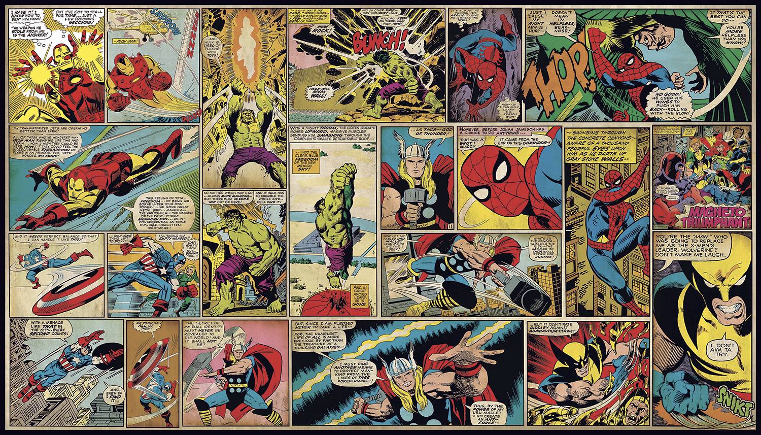 Marvel Comic Wallpaper 4k