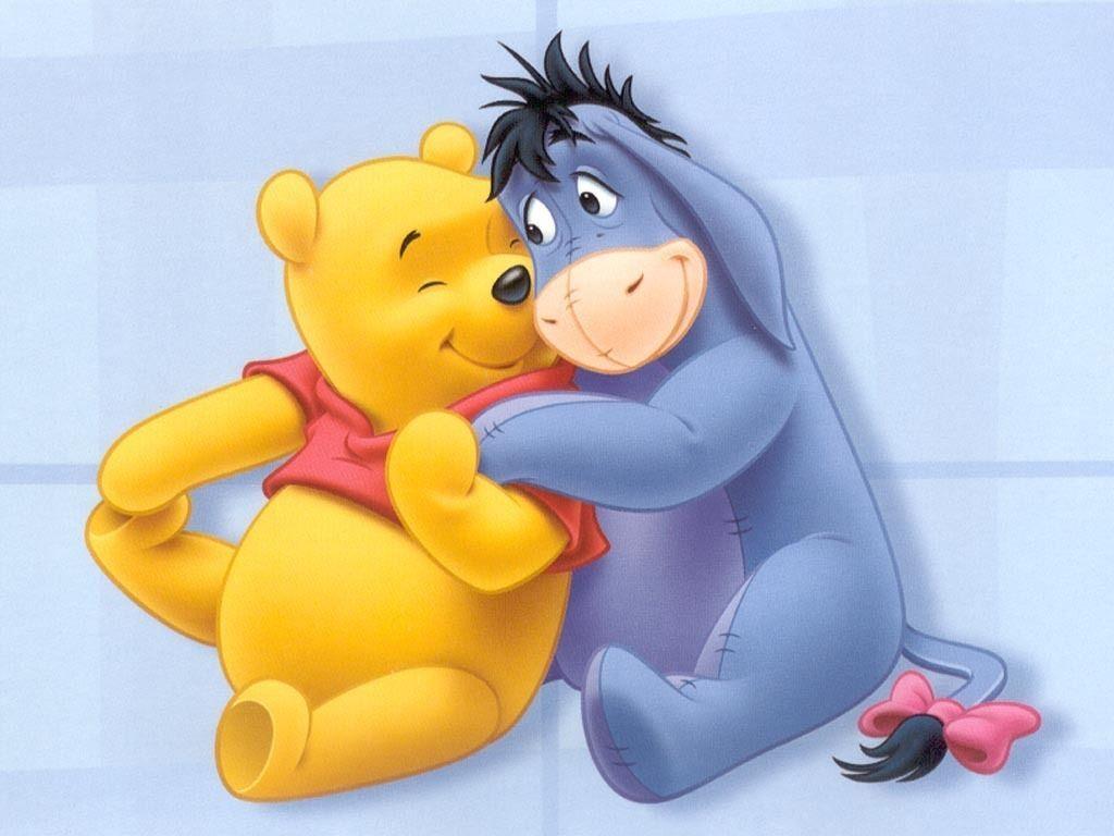 1024x768 Winnie the Pooh and Eeyore Wallpaper. Winnie the pooh
