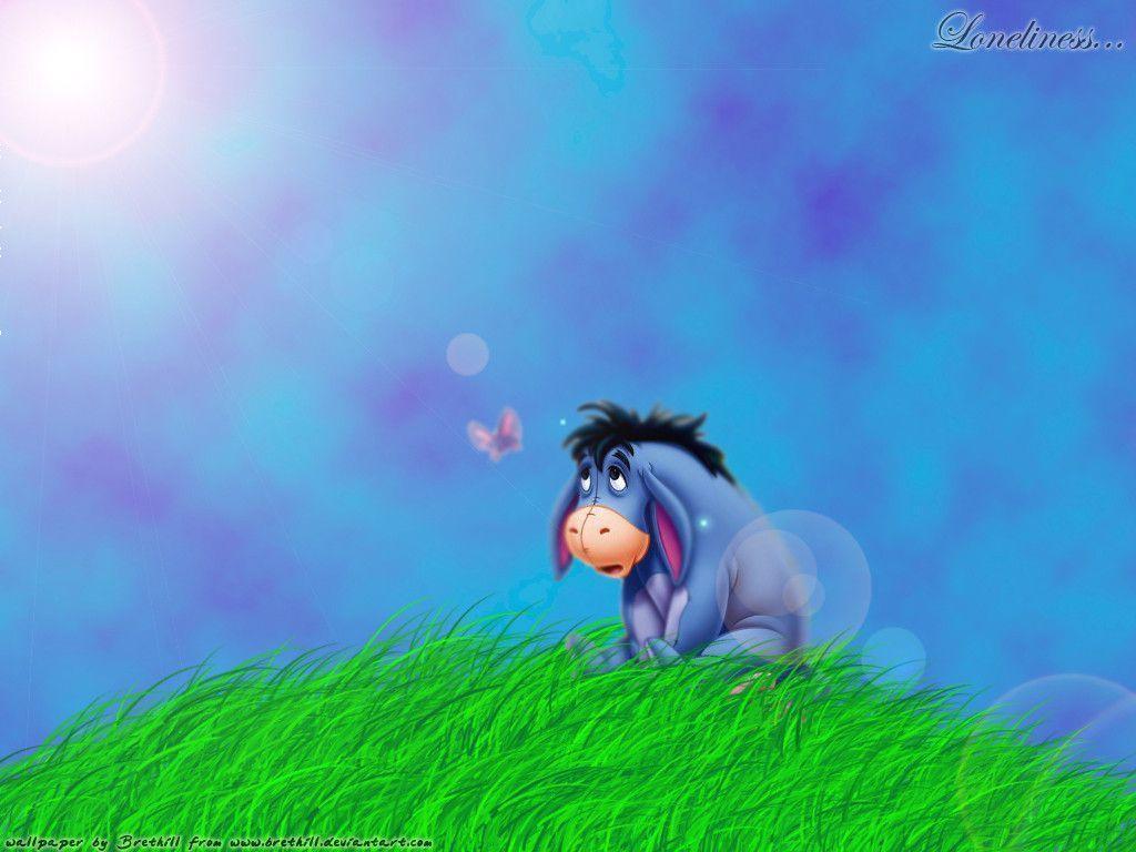 1024x768 Eeyore Background