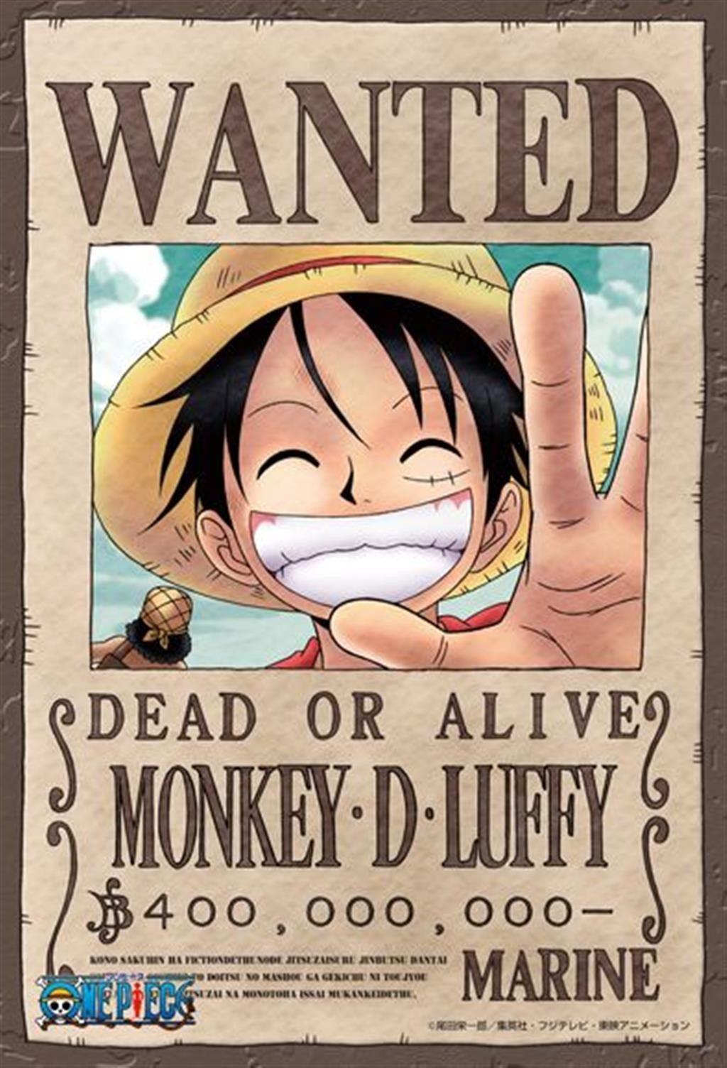 Luffy wanted poster leaguesilope