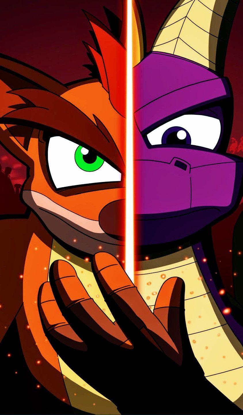 844x1439 Crash Bandicoot & Spyro The Dragon Spyro The Dragon