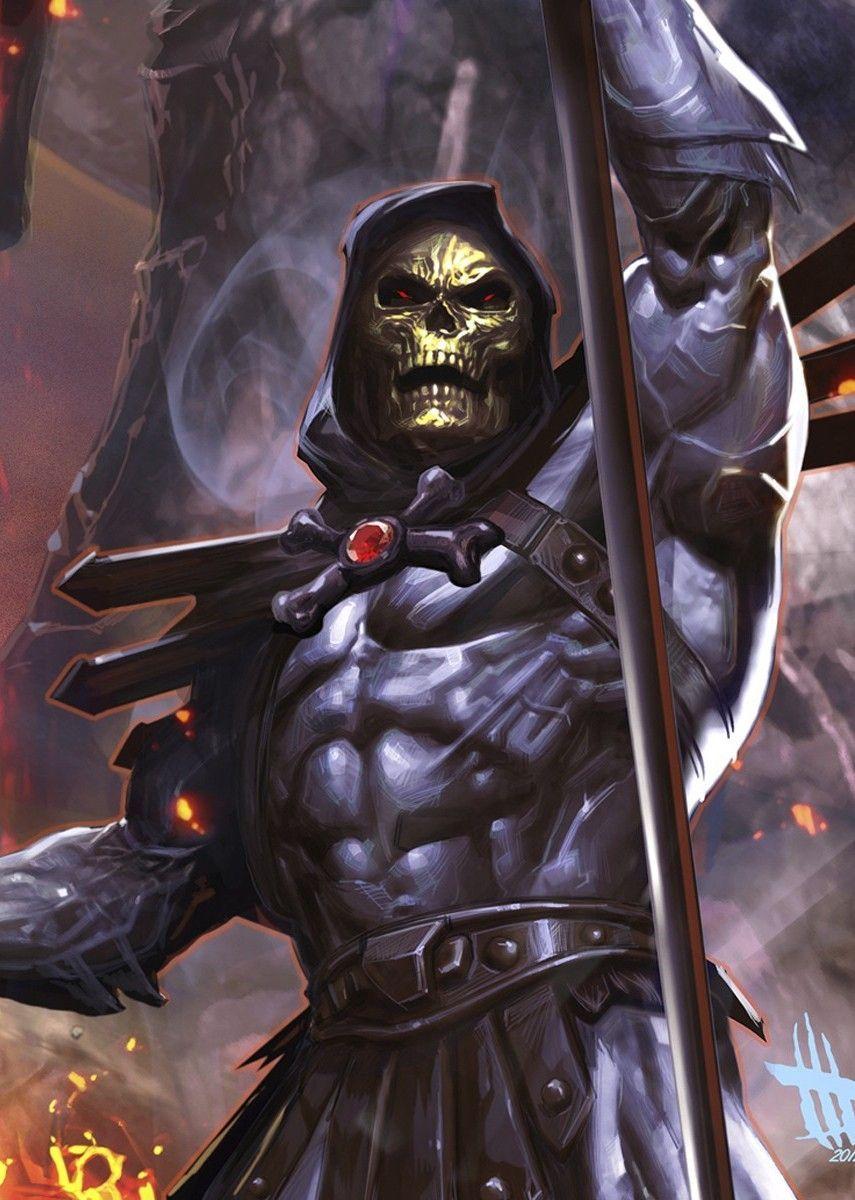 855x1200 Skeletor iPhone Wallpaper Image, Best Hero, Retro