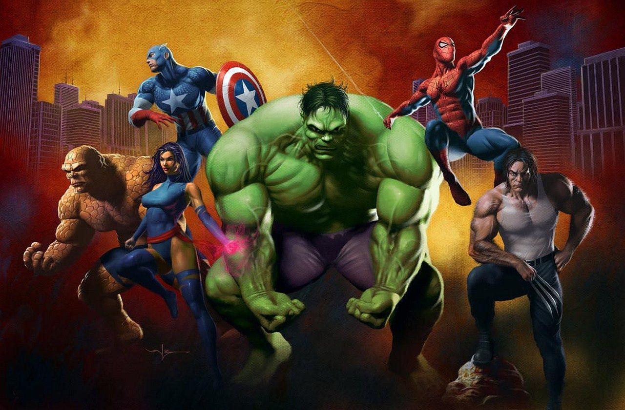 1280x841 Marvel Cartoon HD Wallpaper