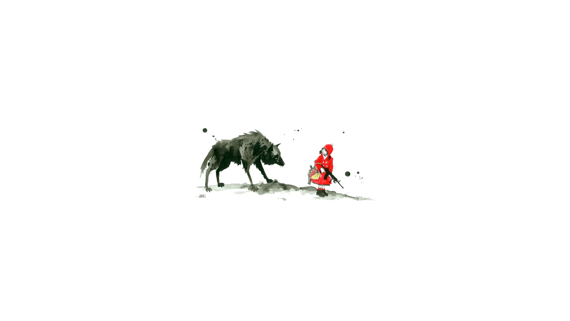 1920x1080 Little Red Riding Hood, The Garden of Eden and Sticking to a