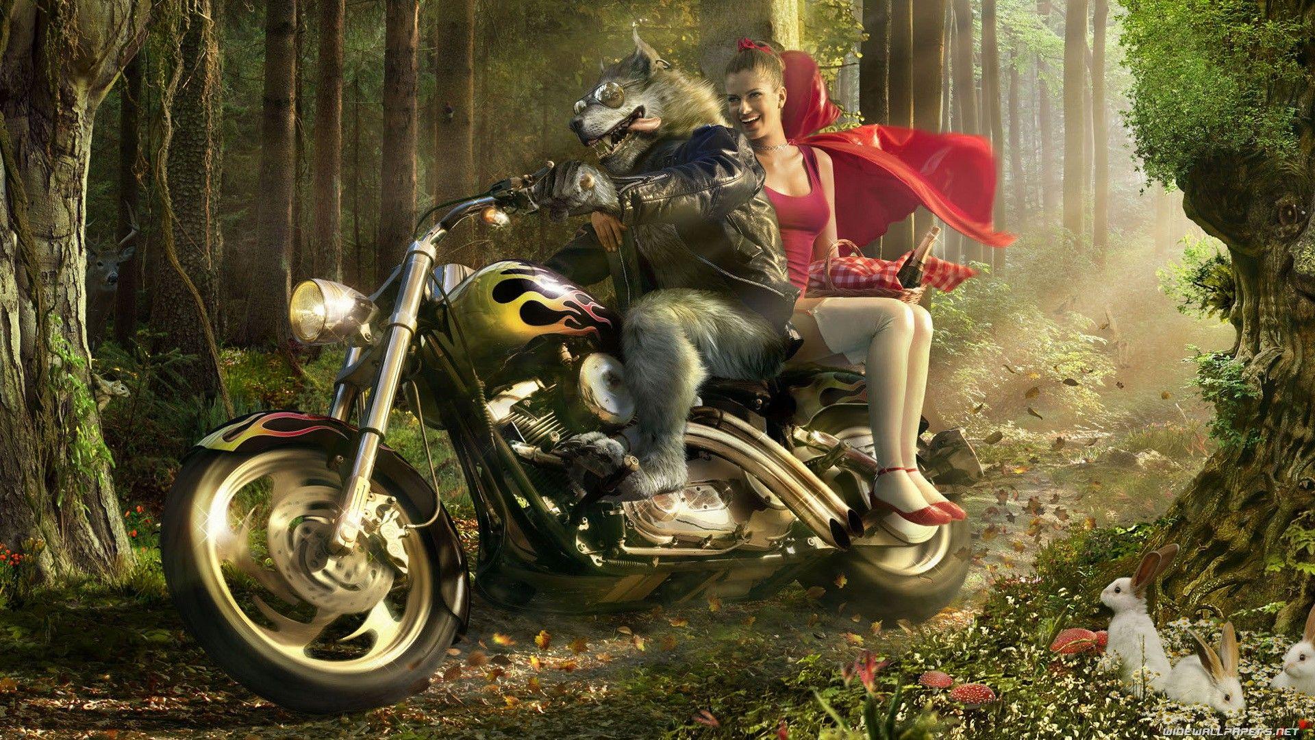 1920x1080 Little red riding hood