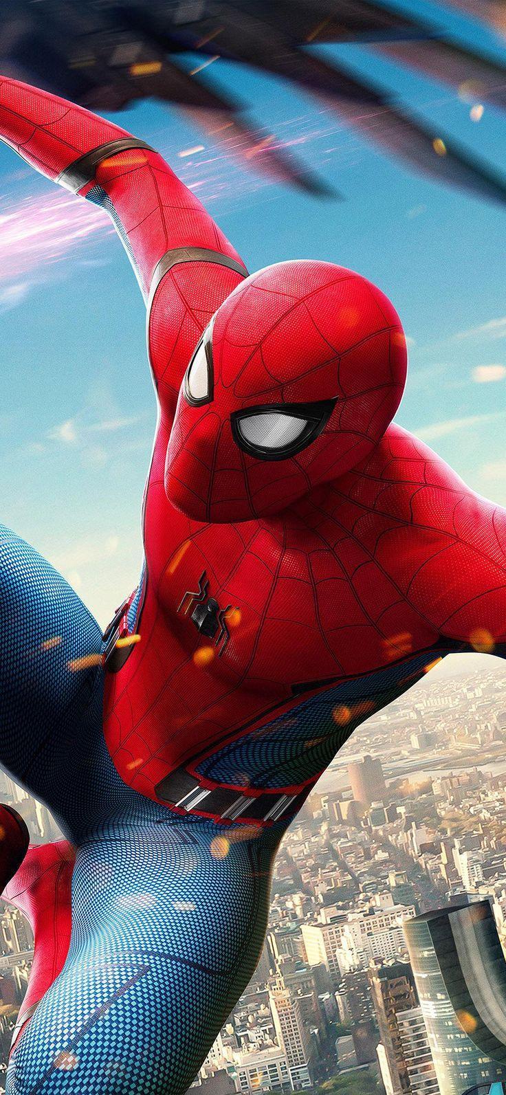 736x1593 iPhone X wallpaper : spiderman hero marvel avengers