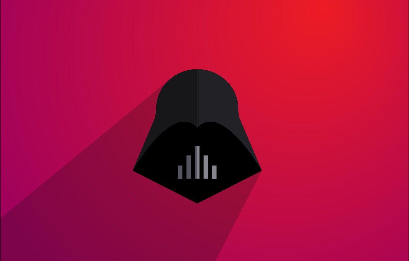 1332x850 Wallpaper colorful, Star Wars, Darth Vader, minimalism, digital