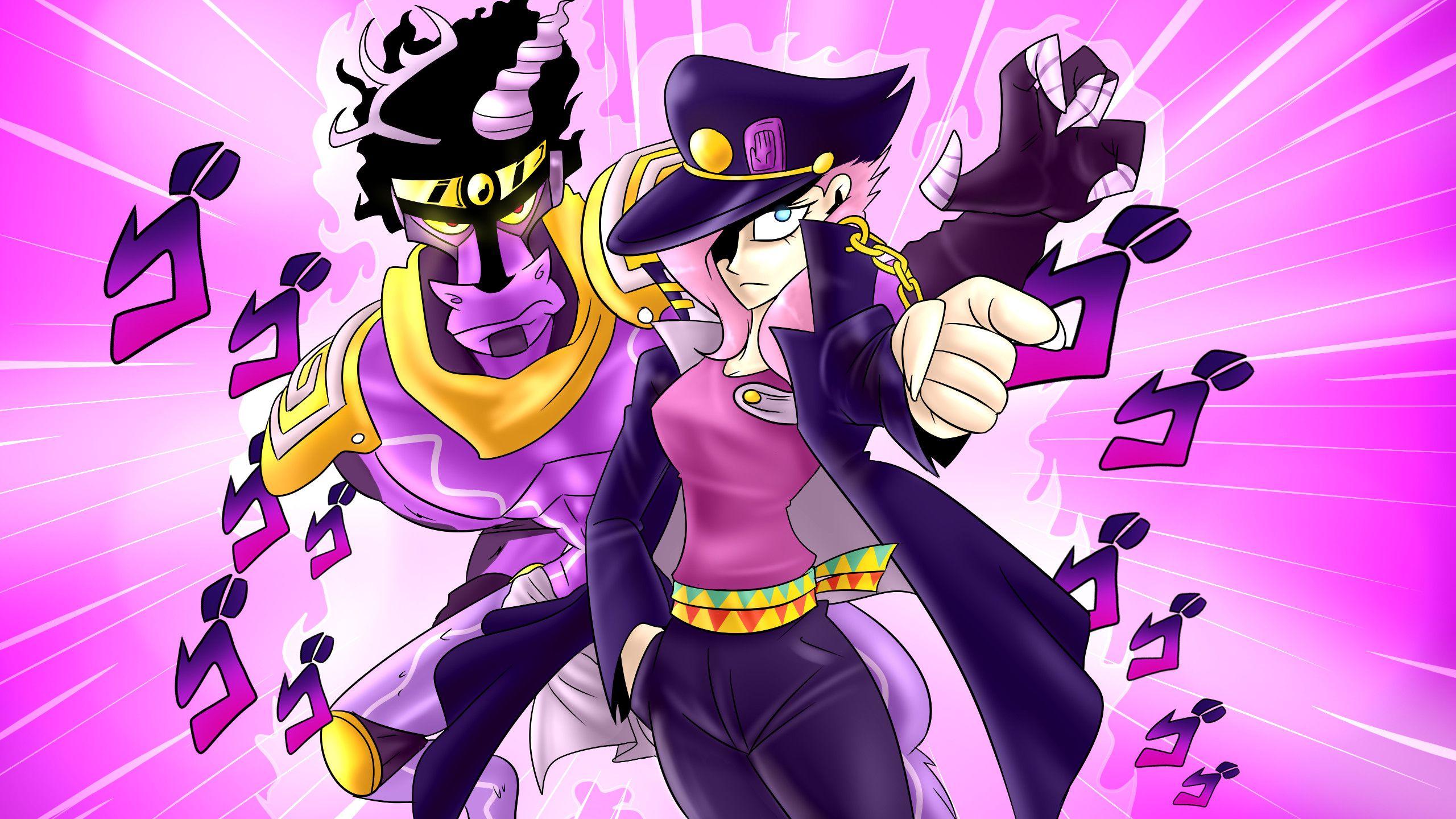 Jotaro and Star Platinum Wallpapers