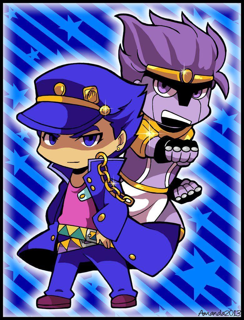 781x1022 Free download Chibi Jotaro Kujo and Star Platinum