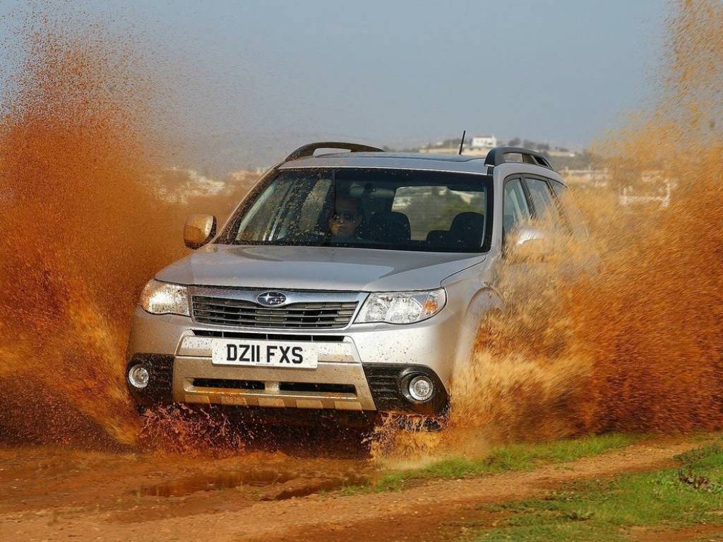 1024x768 Subaru Forester Off Road Wallpaper