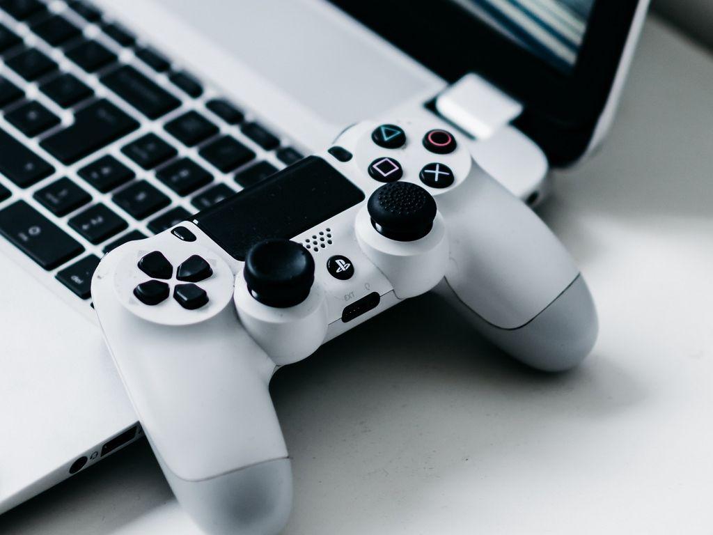 1024x768 Download wallpaper 1024x768 joystick, controller, gamepad