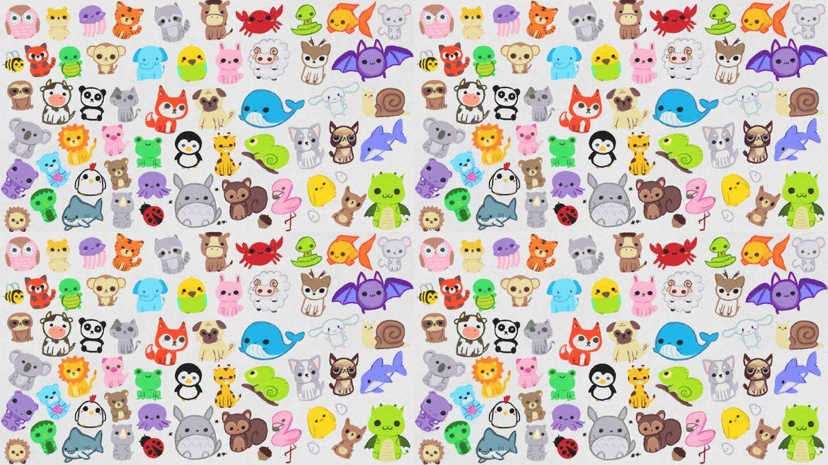 1193x670 Kawaii Animals Wallpaper