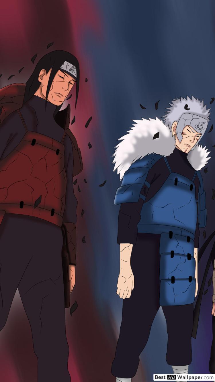 750x1334 Naruto Shippuden Senju, Tobirama Senju, Hiruzen