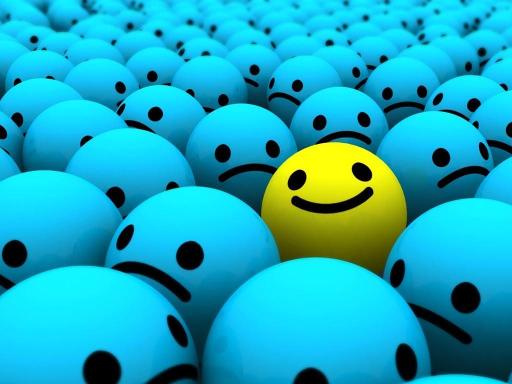 1024x768 Cute Blue Wallpaper