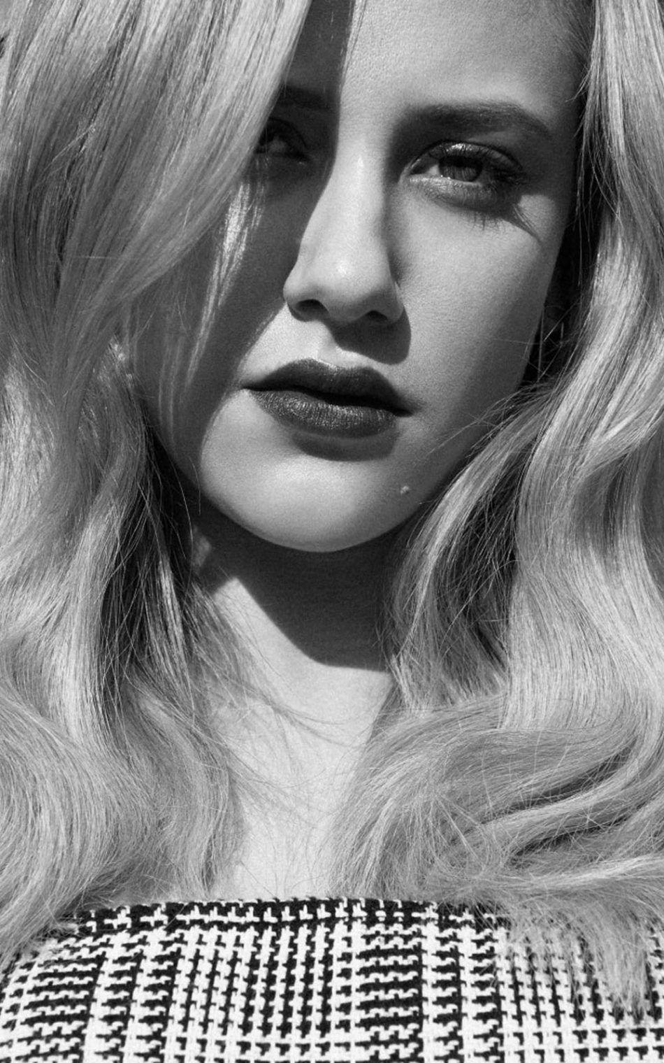 950x1520 Download Lili Reinhart BW Photohoot Free Pure 4K Ultra HD