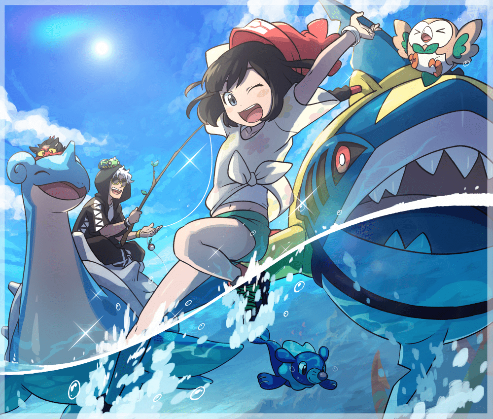 1000x850 Fishing with Guzma. Pokémon Sun and Moon