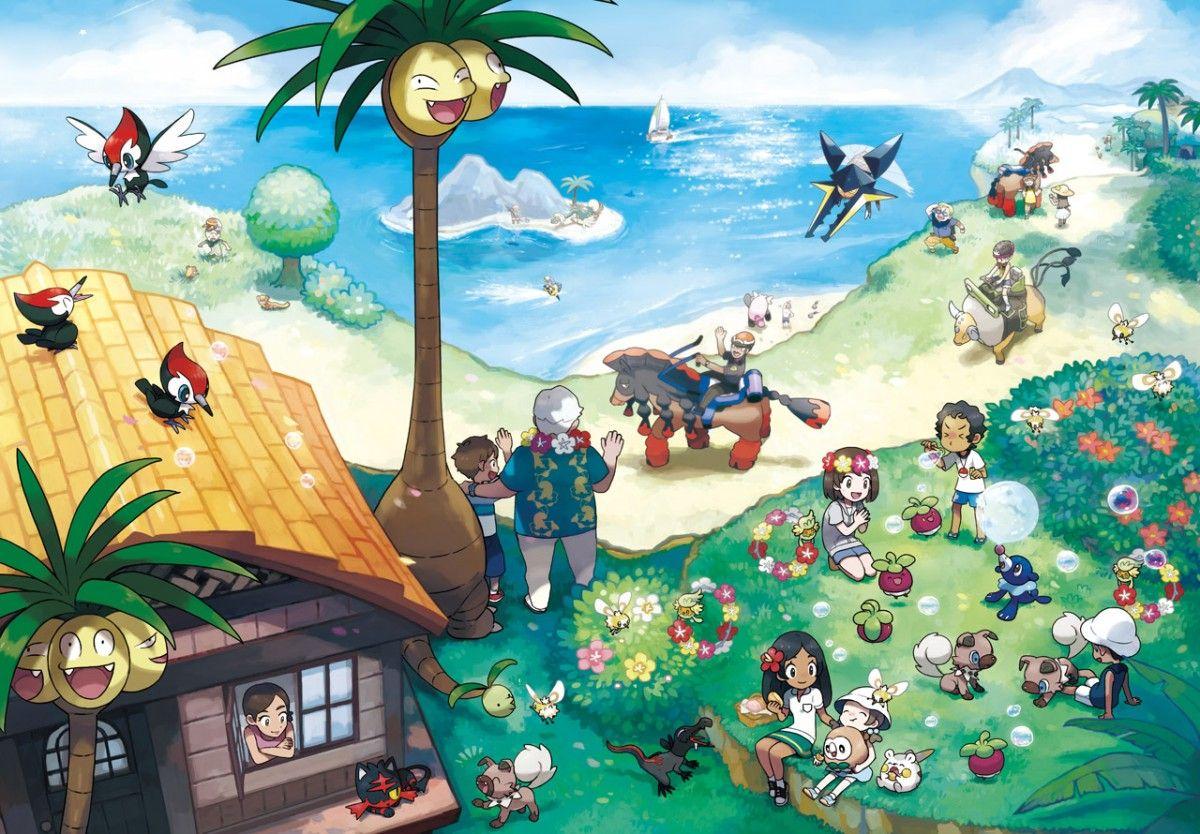 1200x834 Pokemon Sun and Moon's new Alola artwork is wallpaper worthy