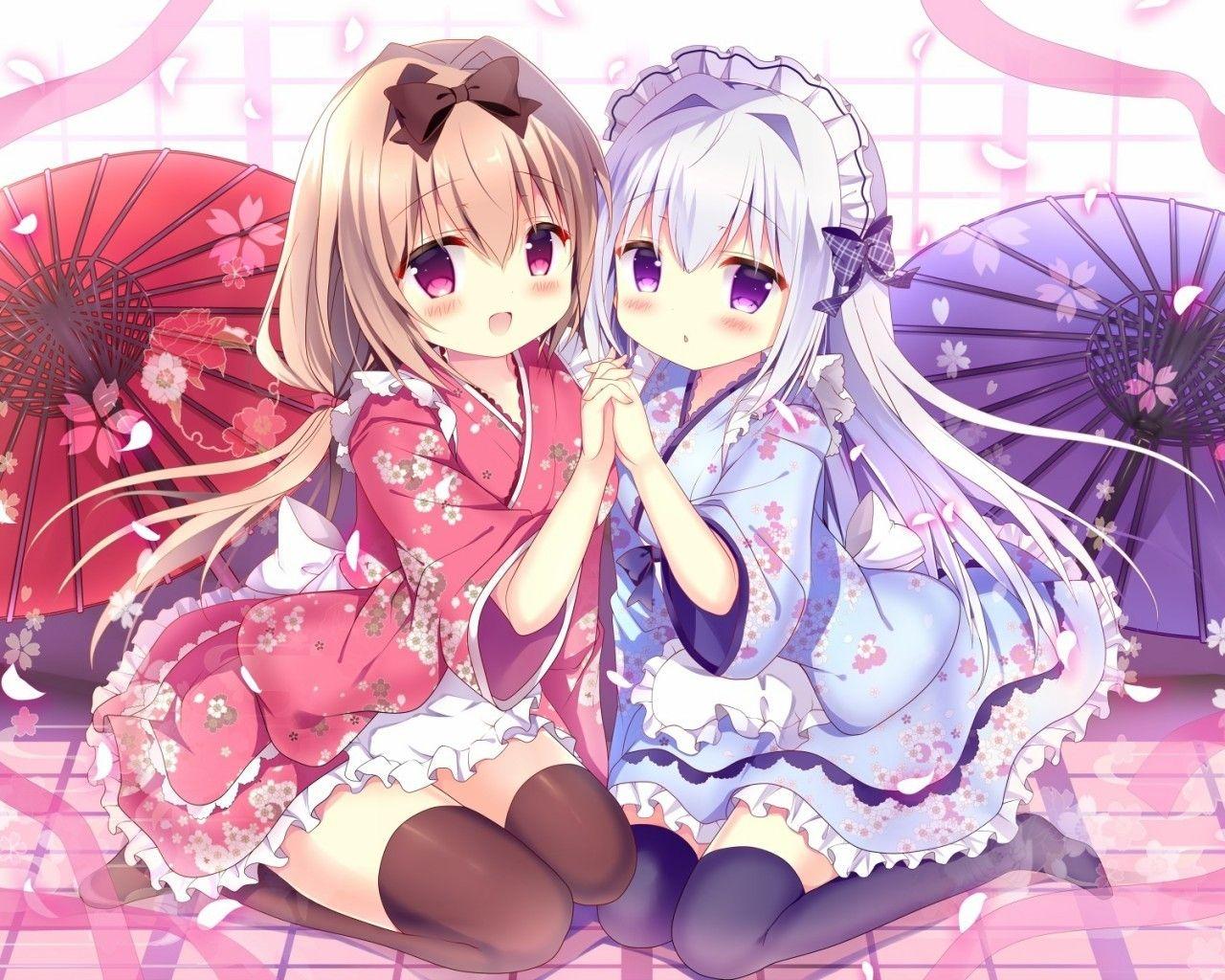 Free download In This Anime Wallpaper Two Cute Anime Girls Are Making A  Valentines 1464x1036 for your Desktop Mobile  Tablet  Explore 73  Wallpaper Anime Cute  Anime Cute Wallpaper Cute