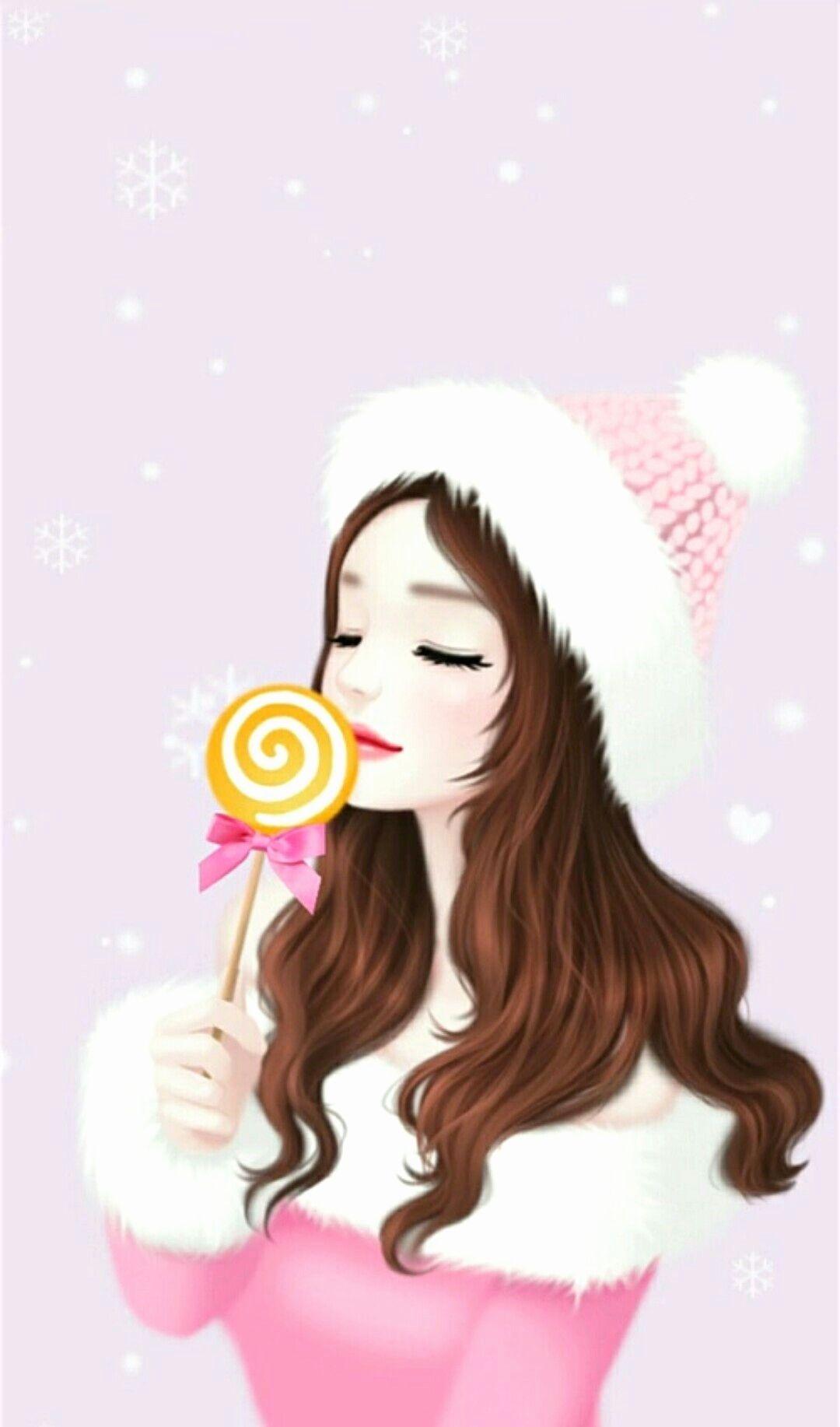 1080x1834 Korean Anime Girls Wallpaper