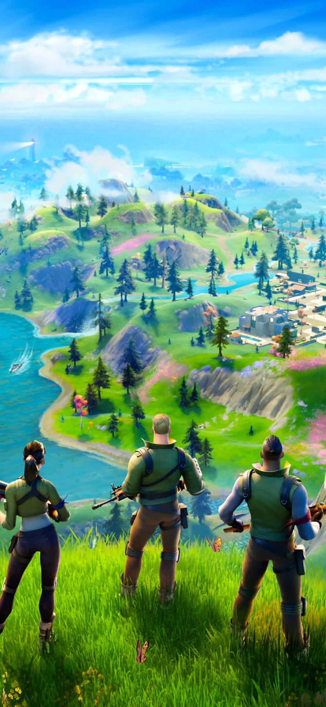 1125x2436 Fortnite Chapter 2 iPhone XS, iPhone iPhone X