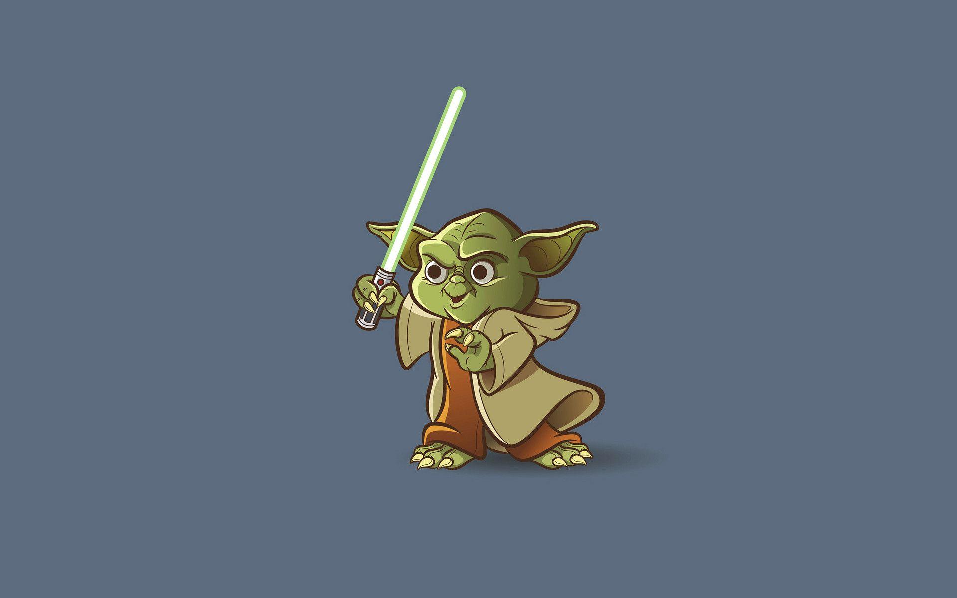 Cartoon Yoda Wallpapers - Top Free Cartoon Yoda Backgrounds -  WallpaperAccess