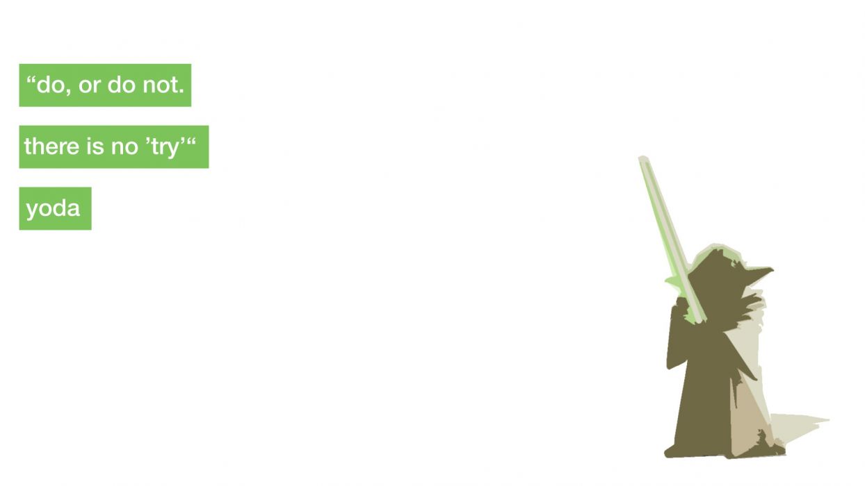 1244x700 Green Star Wars trích dẫn kiểu chữ Jedi Yoda George Lucas