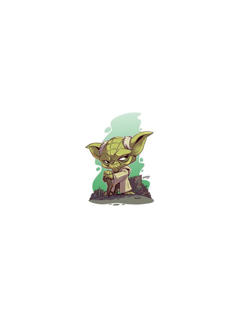 840x1160 Download 840x1160 wallpaper yoda, star wars, minimal, art