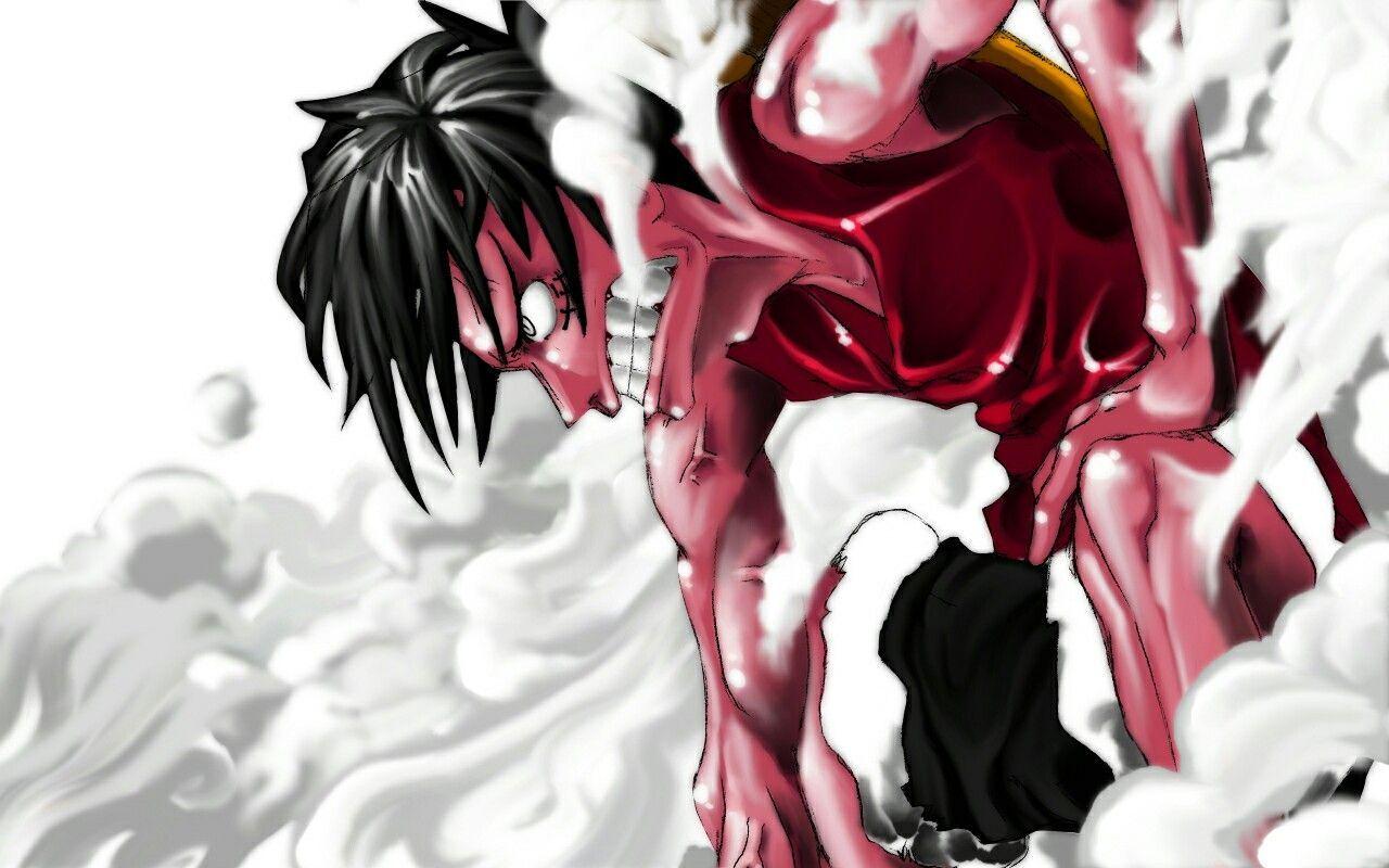 1280x800 Monkey D. Luffy, Gear Second, angry; One Piece. One piece luffy, Luffy, Monkey d luffy