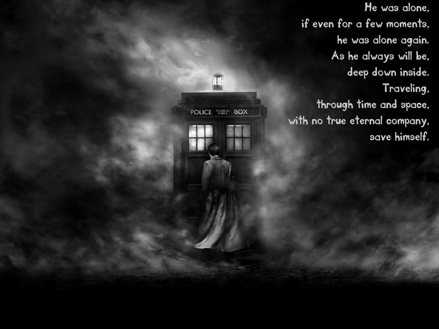 1440x1080 Tardis Phone Wallpaper