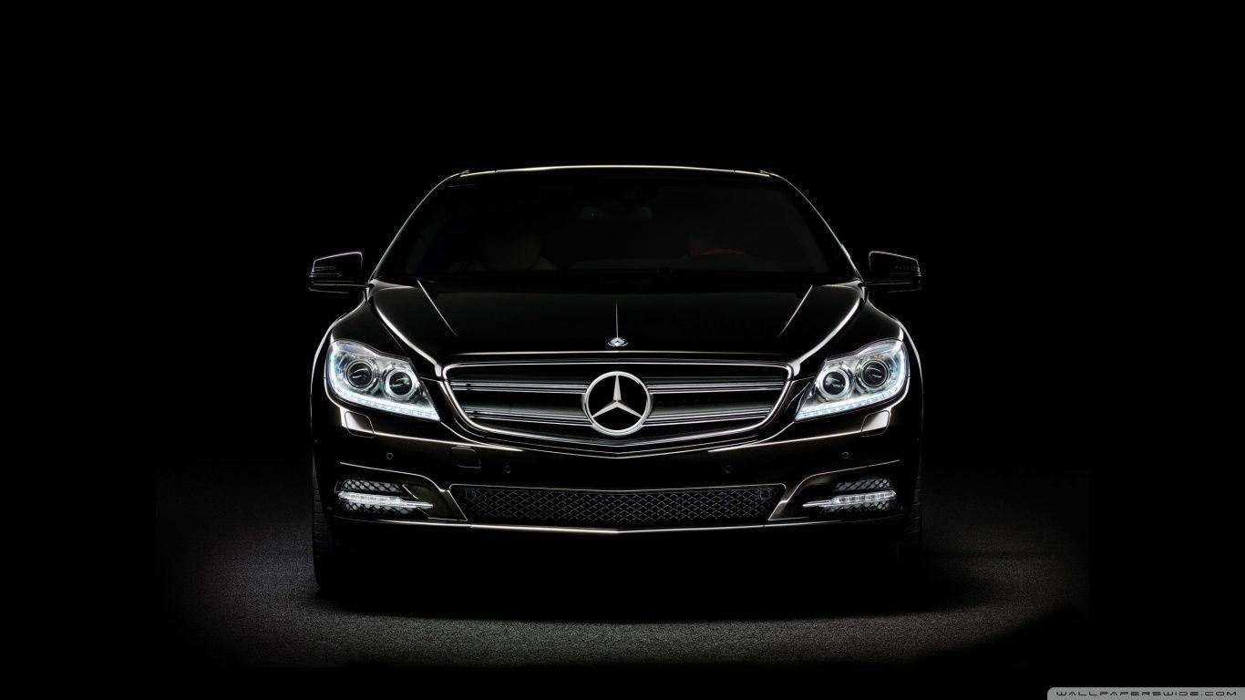 1366x768 Car Mercedes Benz Black HD Wallpaper
