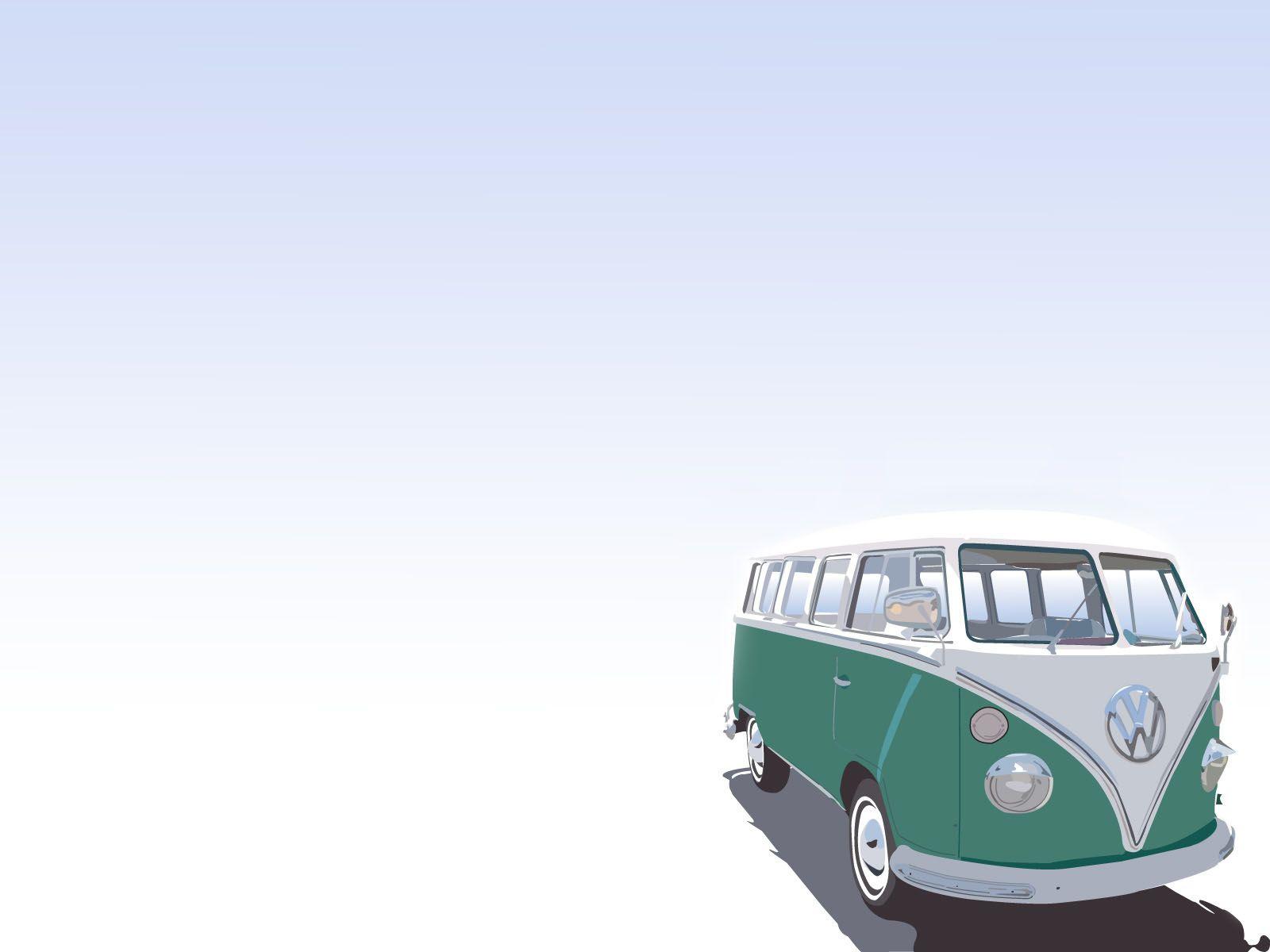 1600x1200 Vw Bus Cartoonized Wallpaperx1200