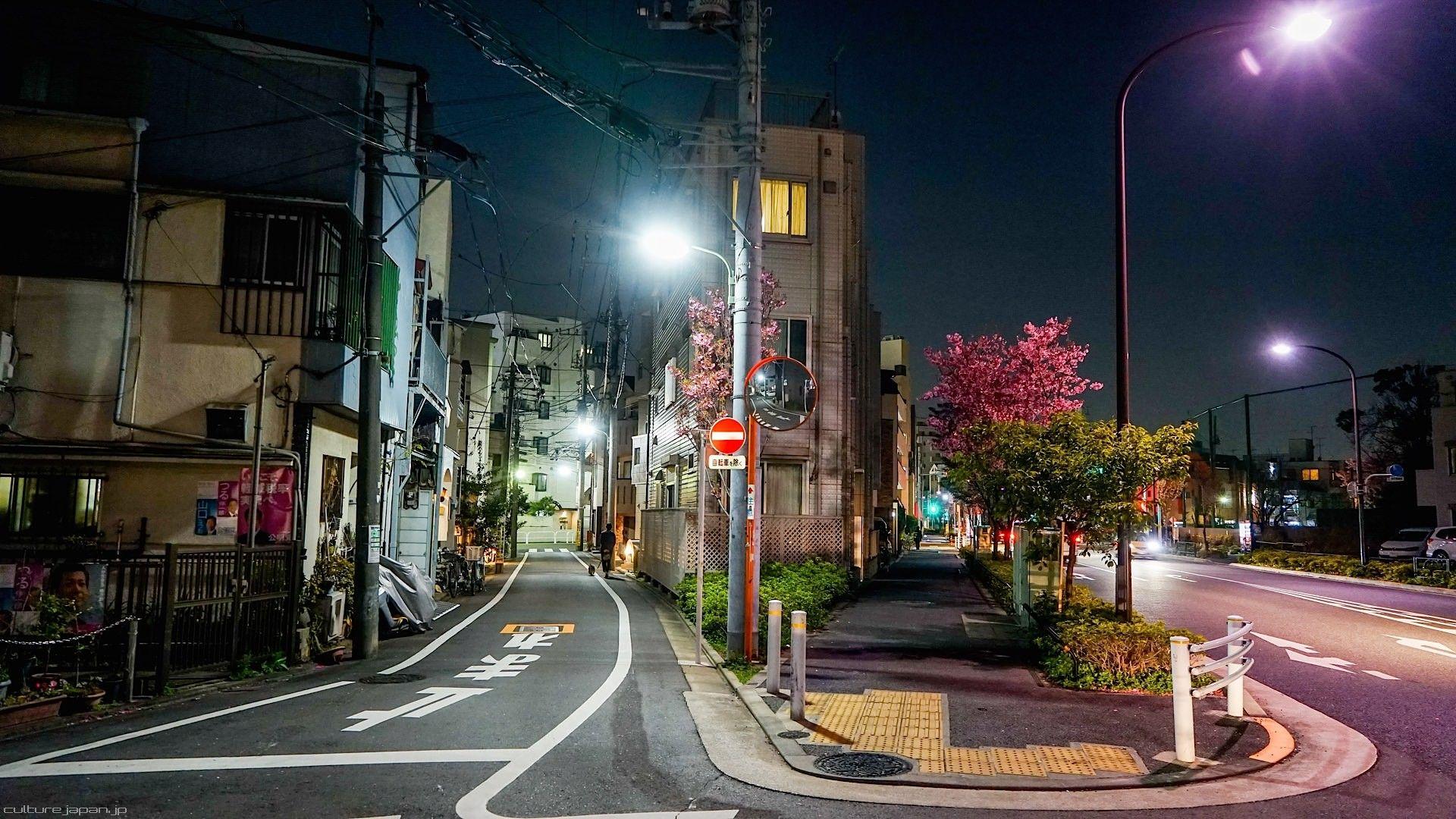Japan streets Makoto Shinkai 5 Centimeters Per Second shop  1920x1080  Wallpaper  Anime scenery Anime city Street background