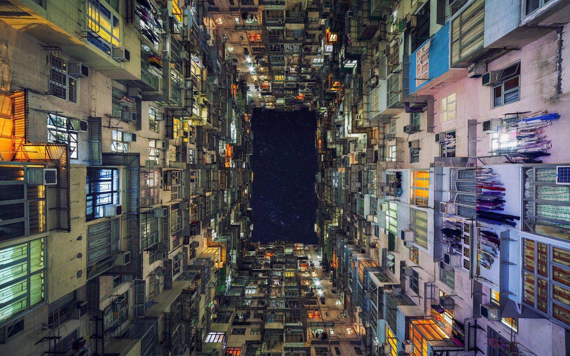 1920x1200 Best Symmetry of the building in hong kong Wallpaper 8 +