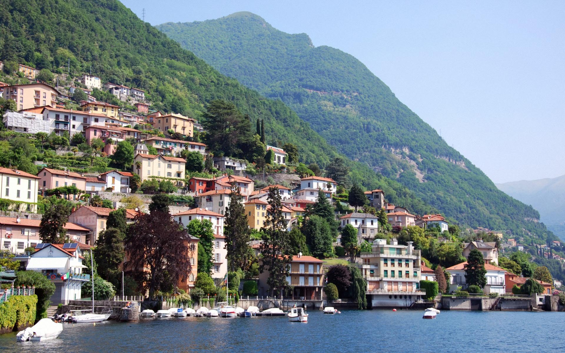 1920x1200 Lake Como Wallpaper