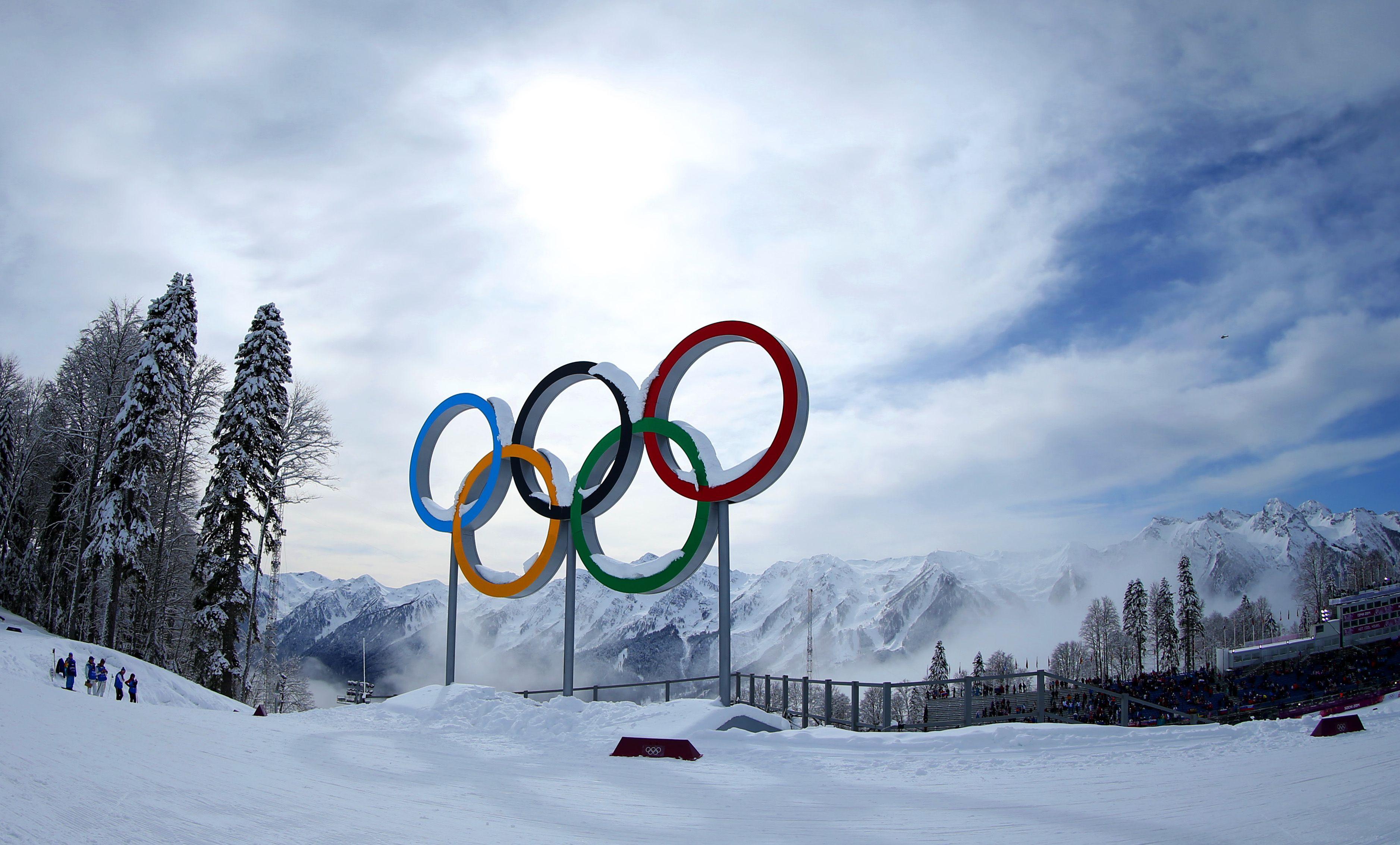 winter olympics teams background