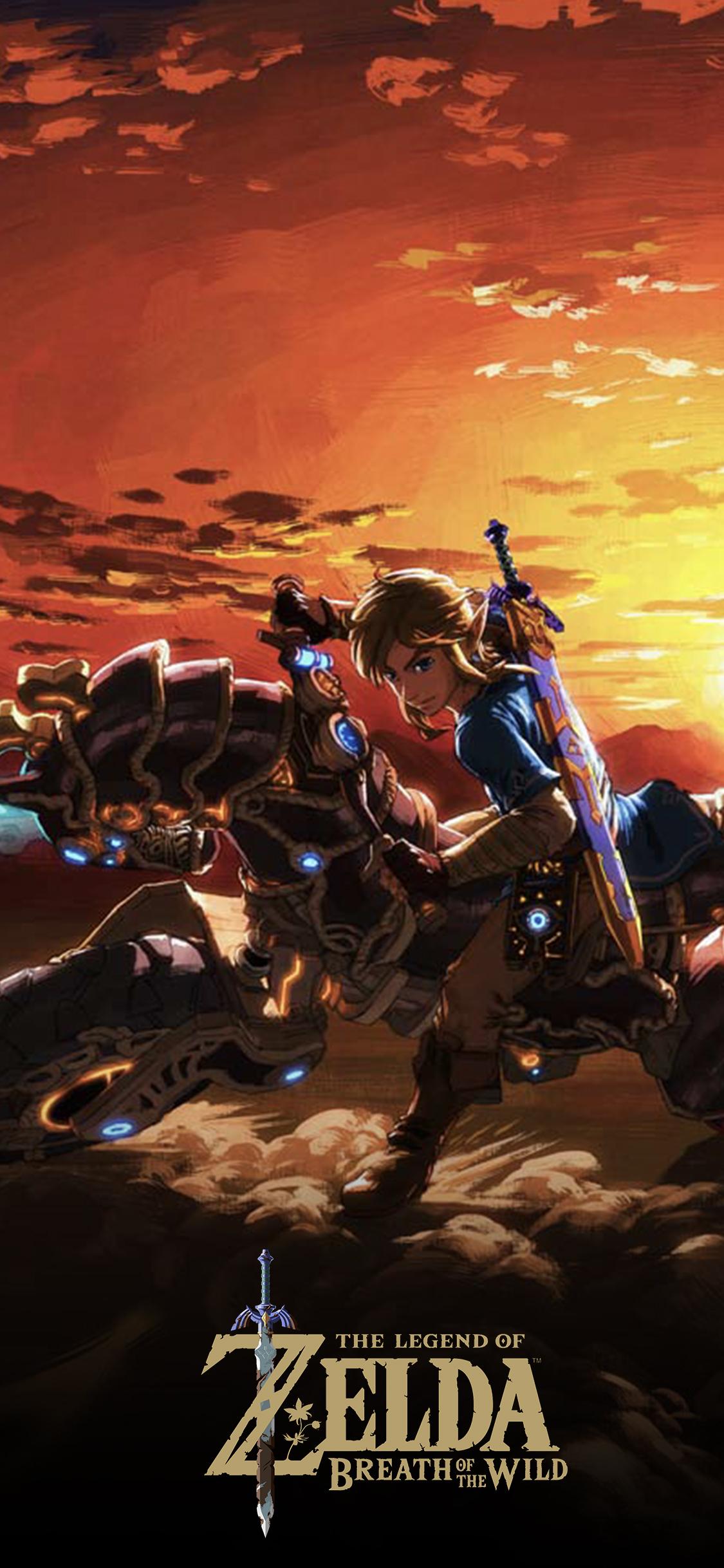 1125x2436 Breath of the Wild' Ballad DLC Mobile Wallpaper