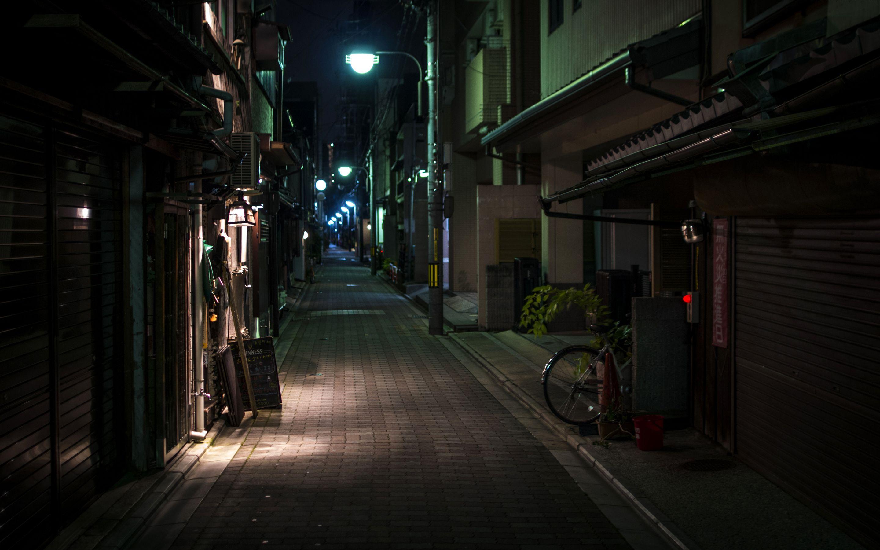 Anime City Streets Background