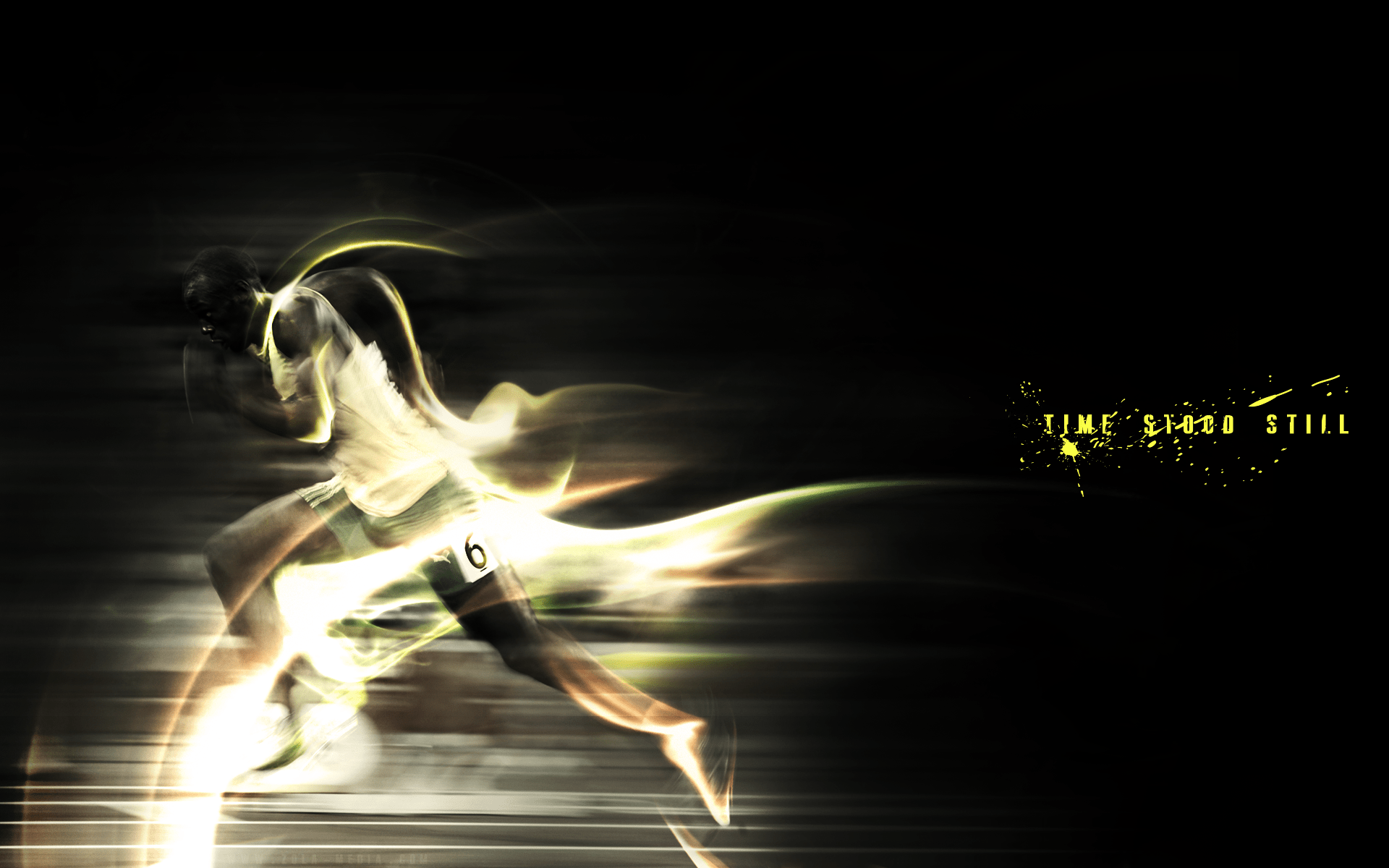 1920x1200 Large Usain Bolt Photo HD Wallpaper