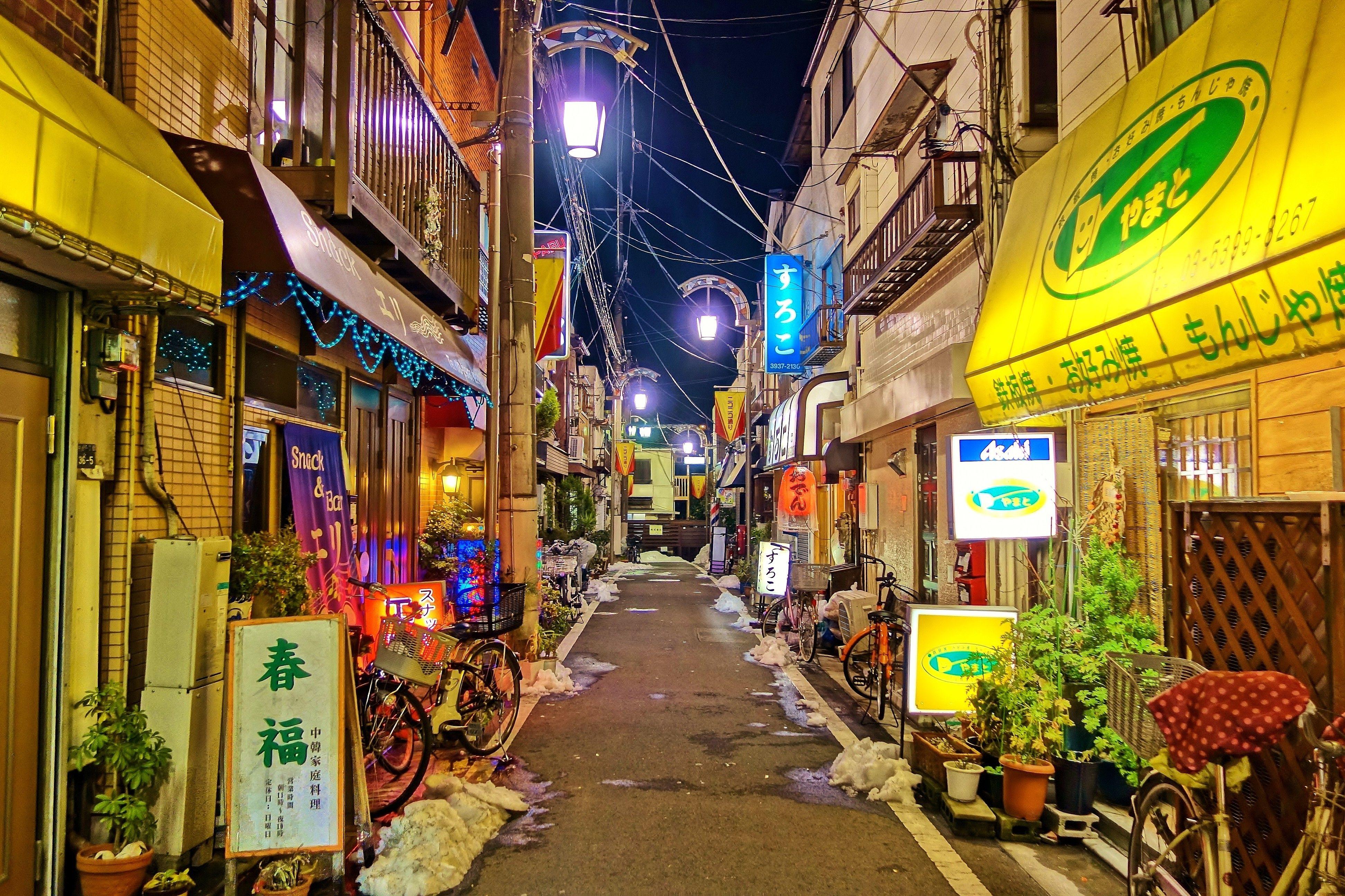 Japan Street Lights Background Images Pictures Of Jap - vrogue.co