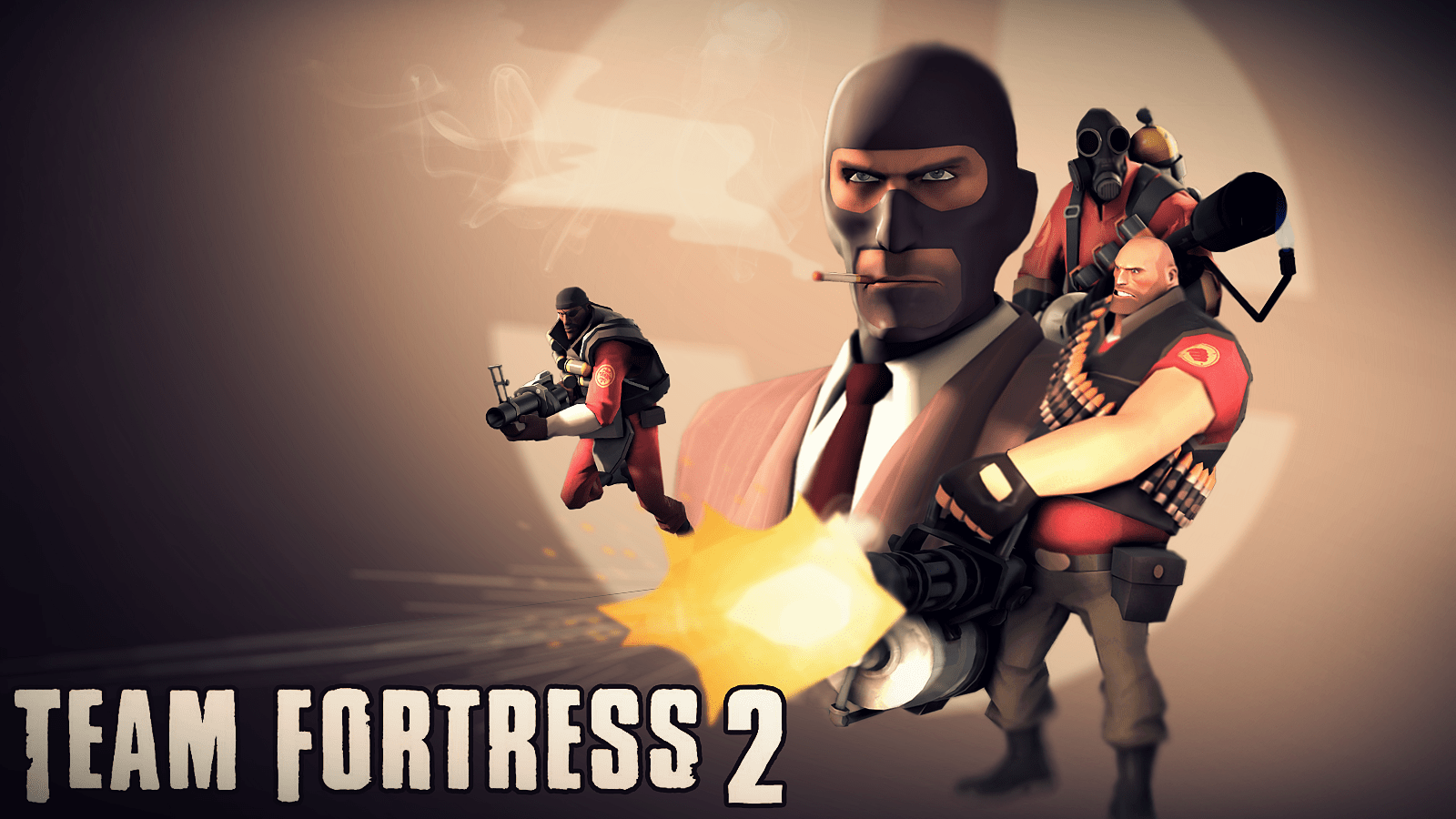 1600x900 Free download Team Fortress 2 Wallpaper RED