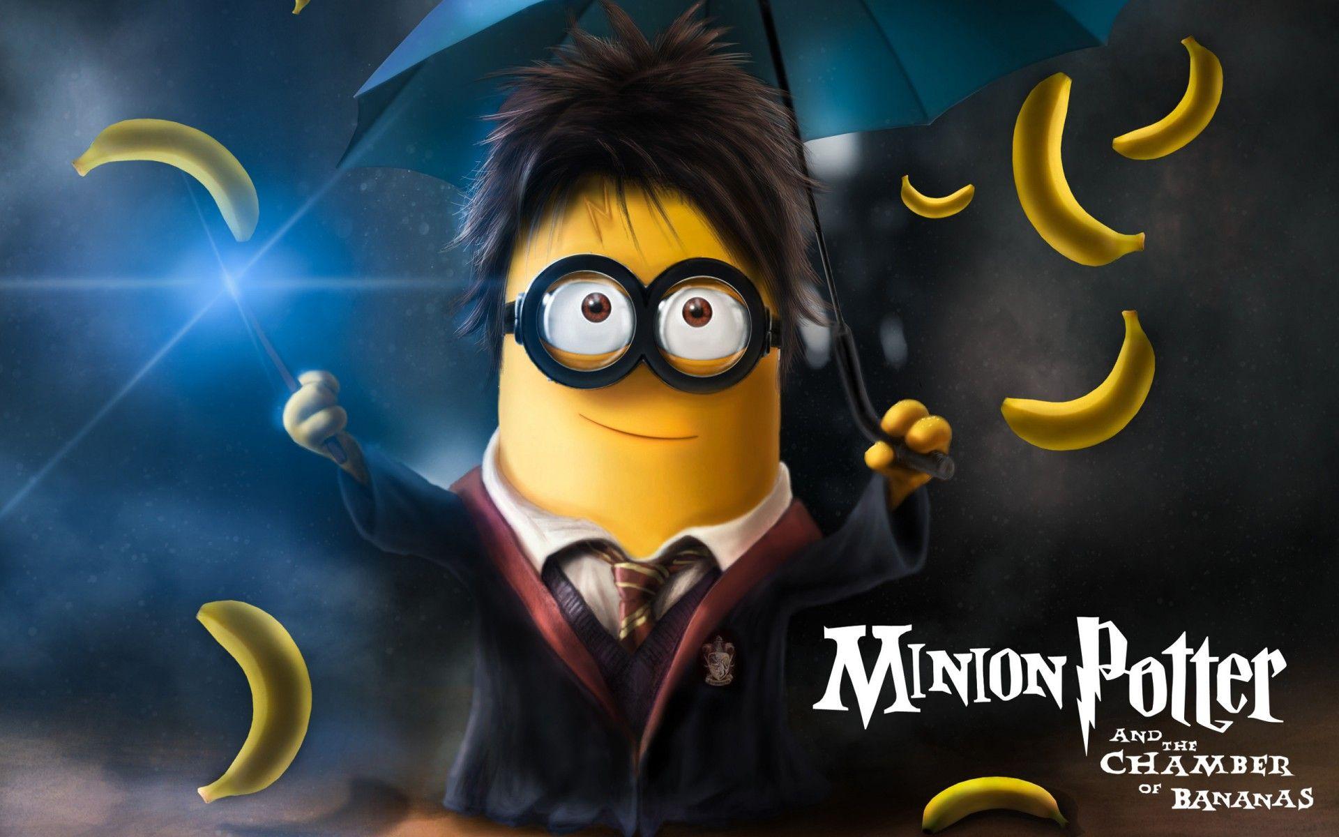 1920x1200 Minion Potter Wallpaper