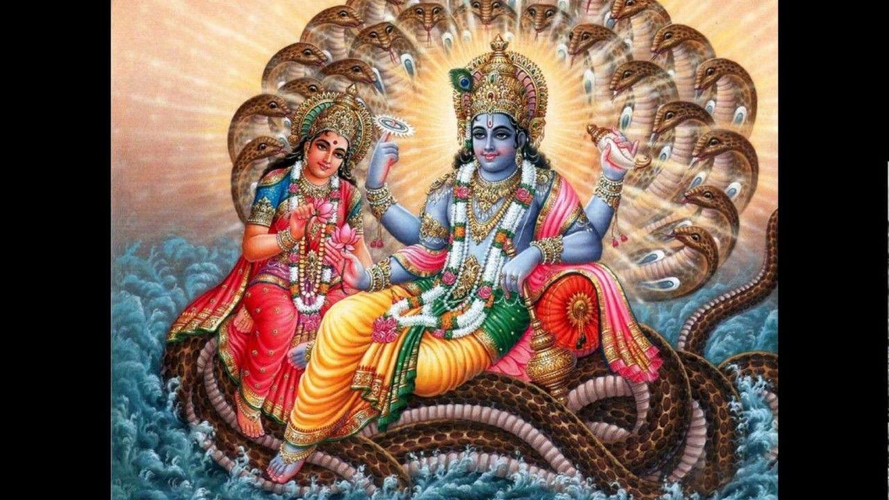 1280x720 Lời chúc buổi sáng tốt đẹp nhất với Chúa Vishnu - Chúa