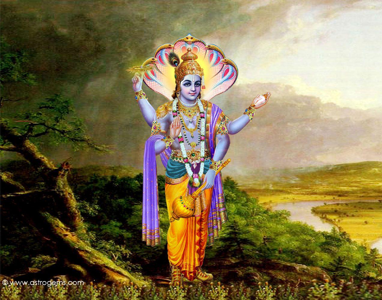 1273x1000 Vis03 Lord Vishnu - Namo Narayana, Hình nền HD
