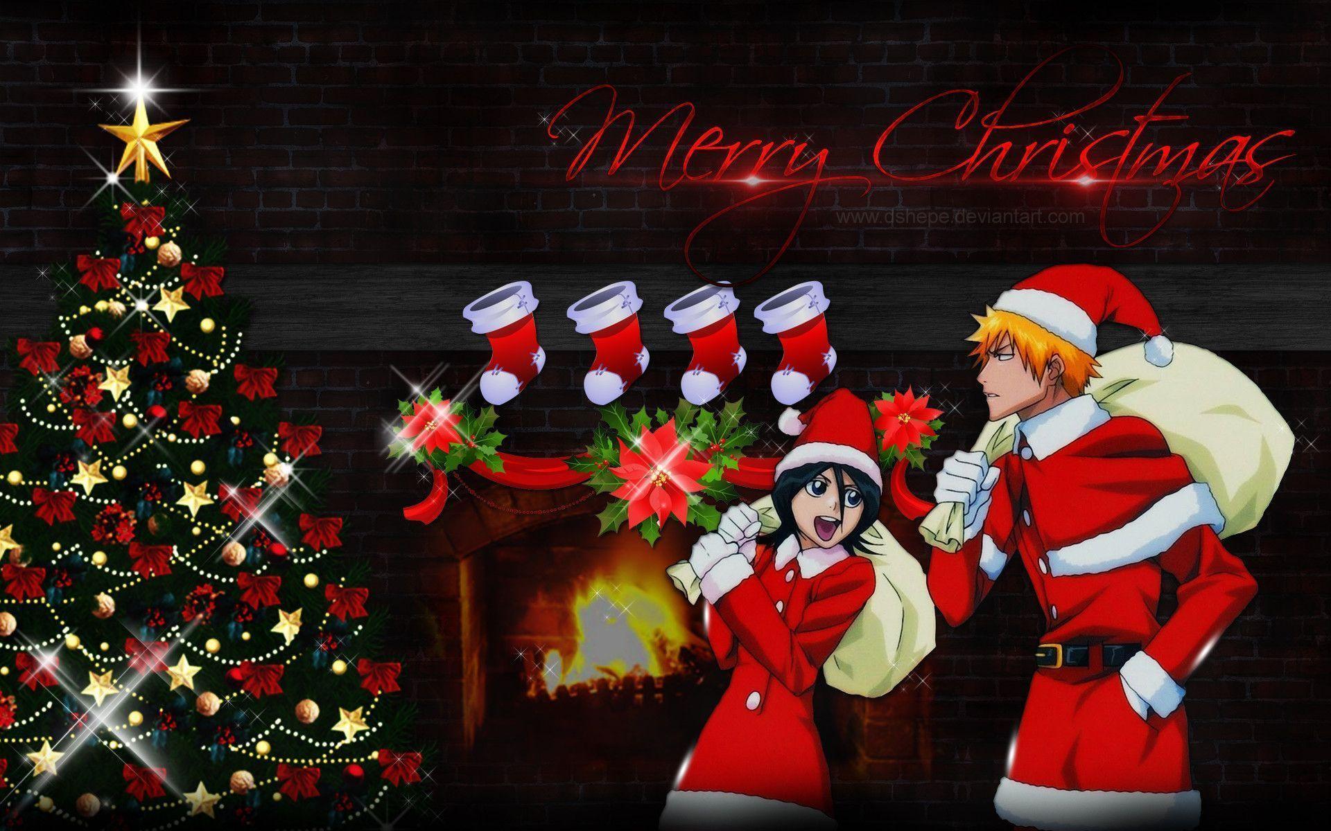 Bleach Christmas Wallpapers - Top Free Bleach Christmas Backgrounds -  WallpaperAccess
