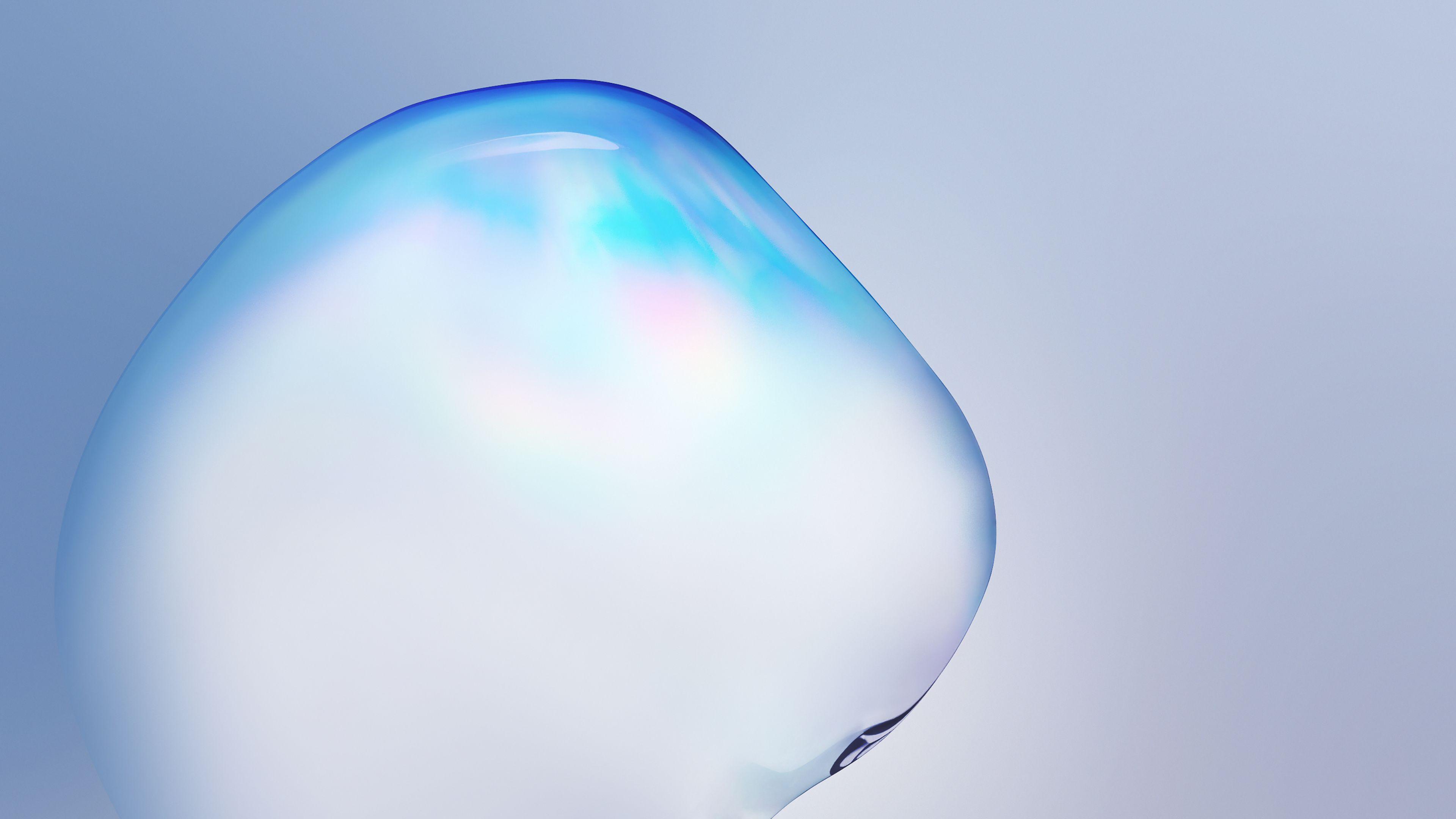 3840x2160 Samsung Galaxy Note 10 Bubble Wallpaper