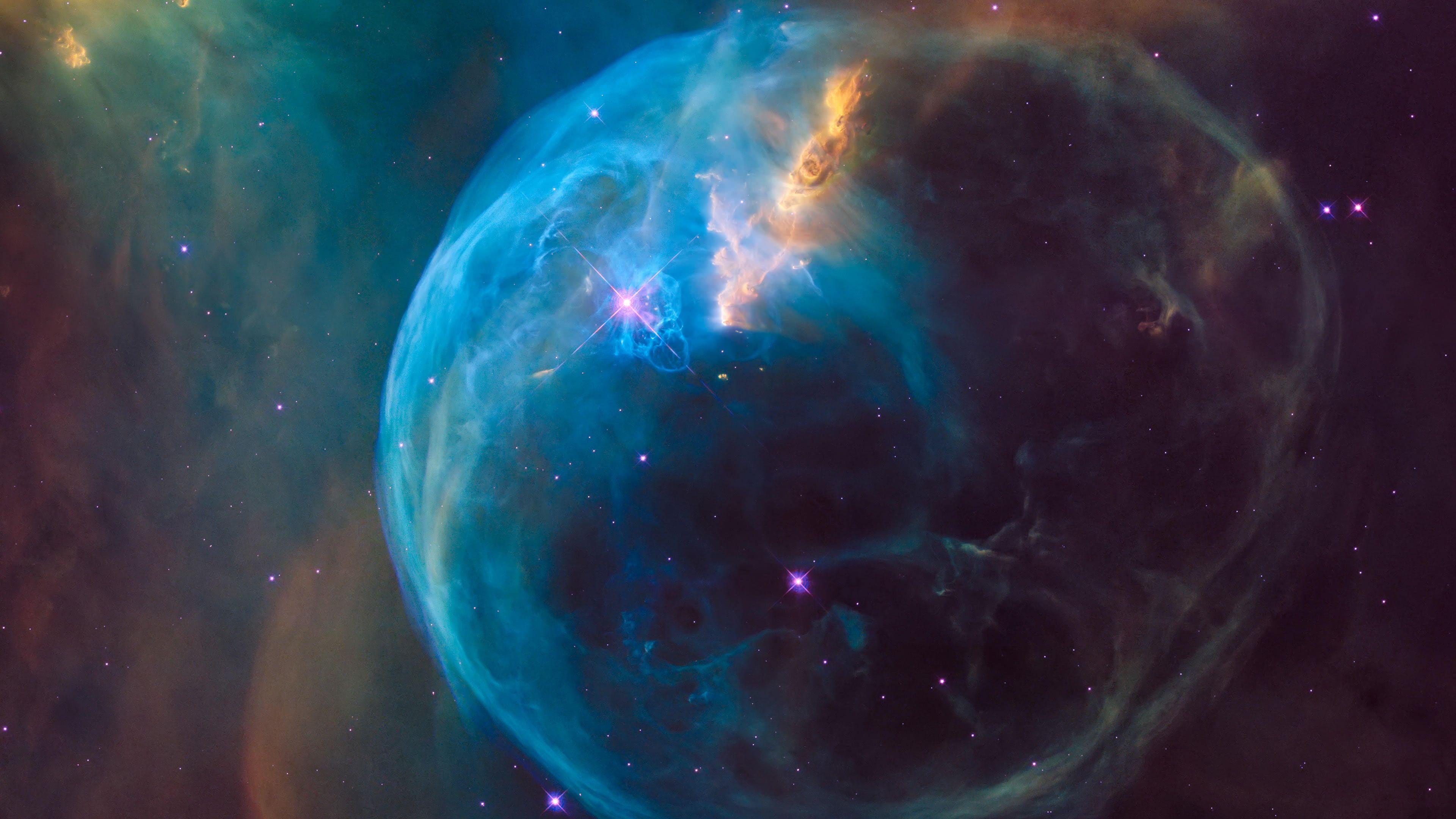 3840x2160 Bubble Nebula NGC 7635 UHD 4K Wallpaper