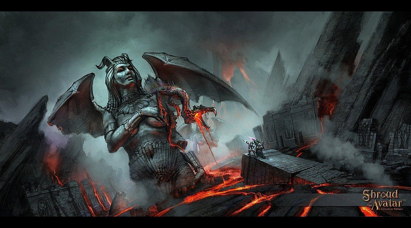 1440x800 Shroud Of The Avatar: Forsaken Virtues HD Wallpaper