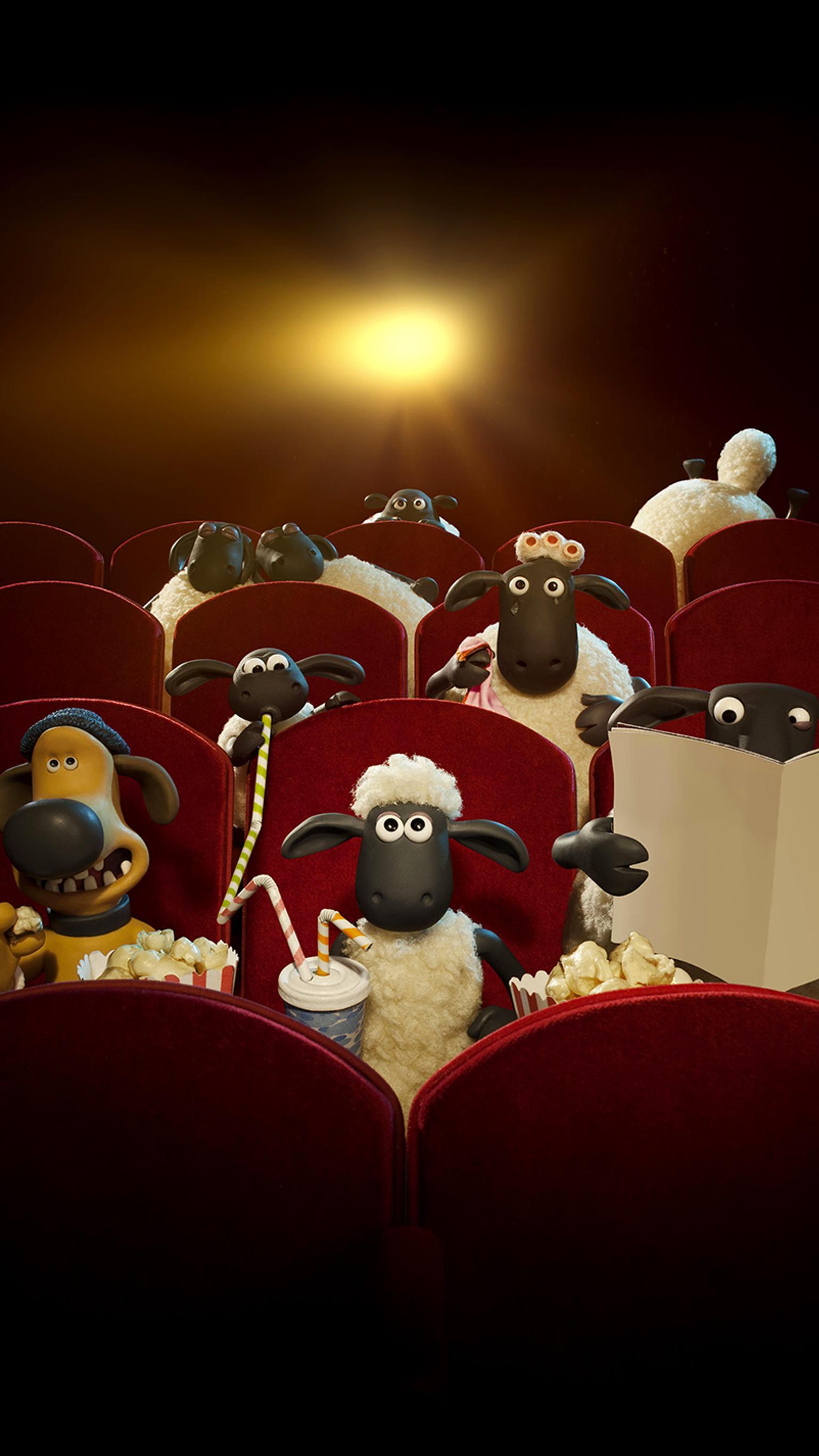 1536x2732 Shaun the Sheep Movie (2015) Phone Wallpaper