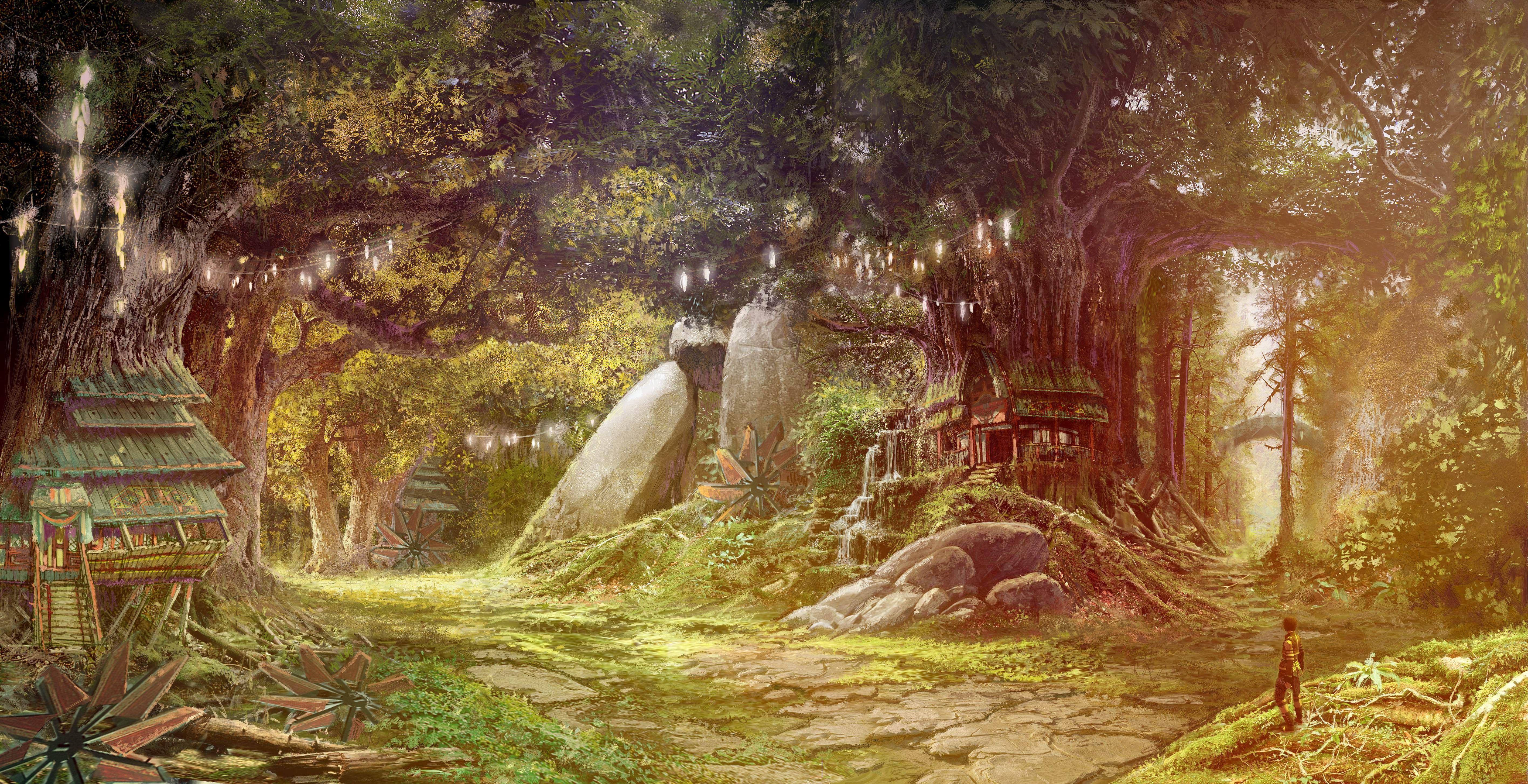 5665x2908 fantasy Art Wallpaper HD / Desktop and Mobile Background
