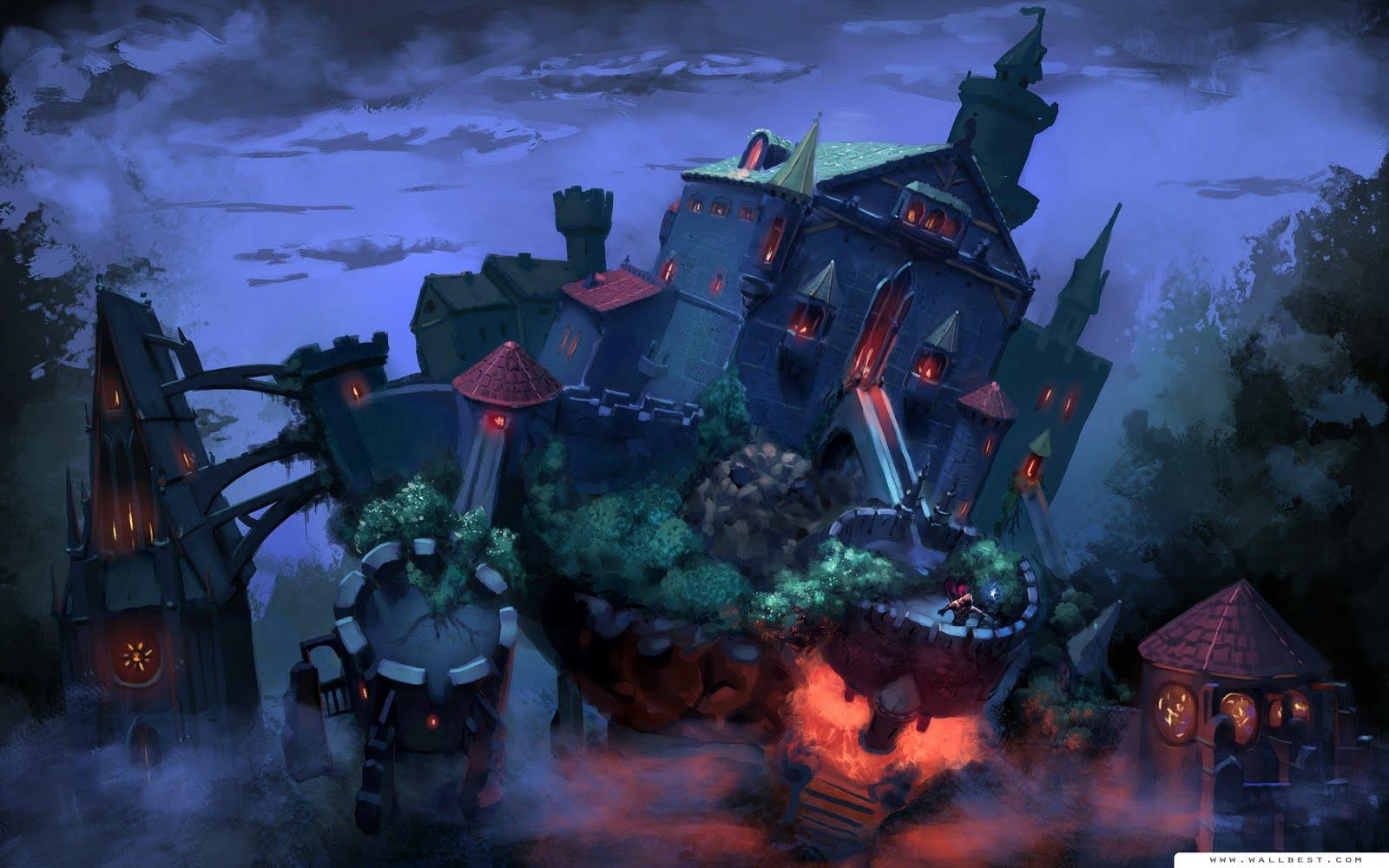 1600x1000 Fantasy Art Castle Wallpaper